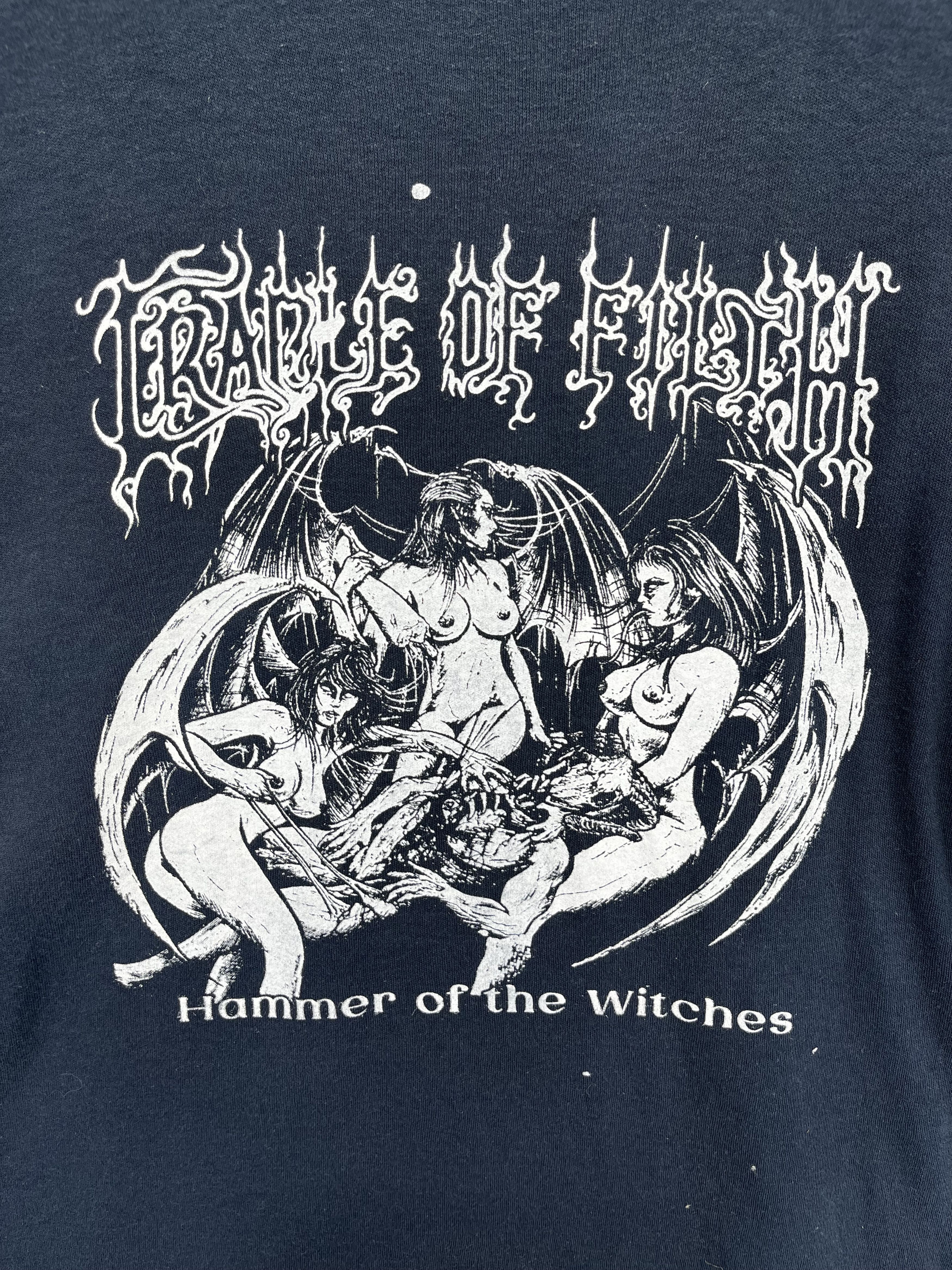Band Tees Vintage Cradle of Filth Punk Rock Band Tees T Shirts Size US S / EU 44-46 / 1 - 5 Thumbnail