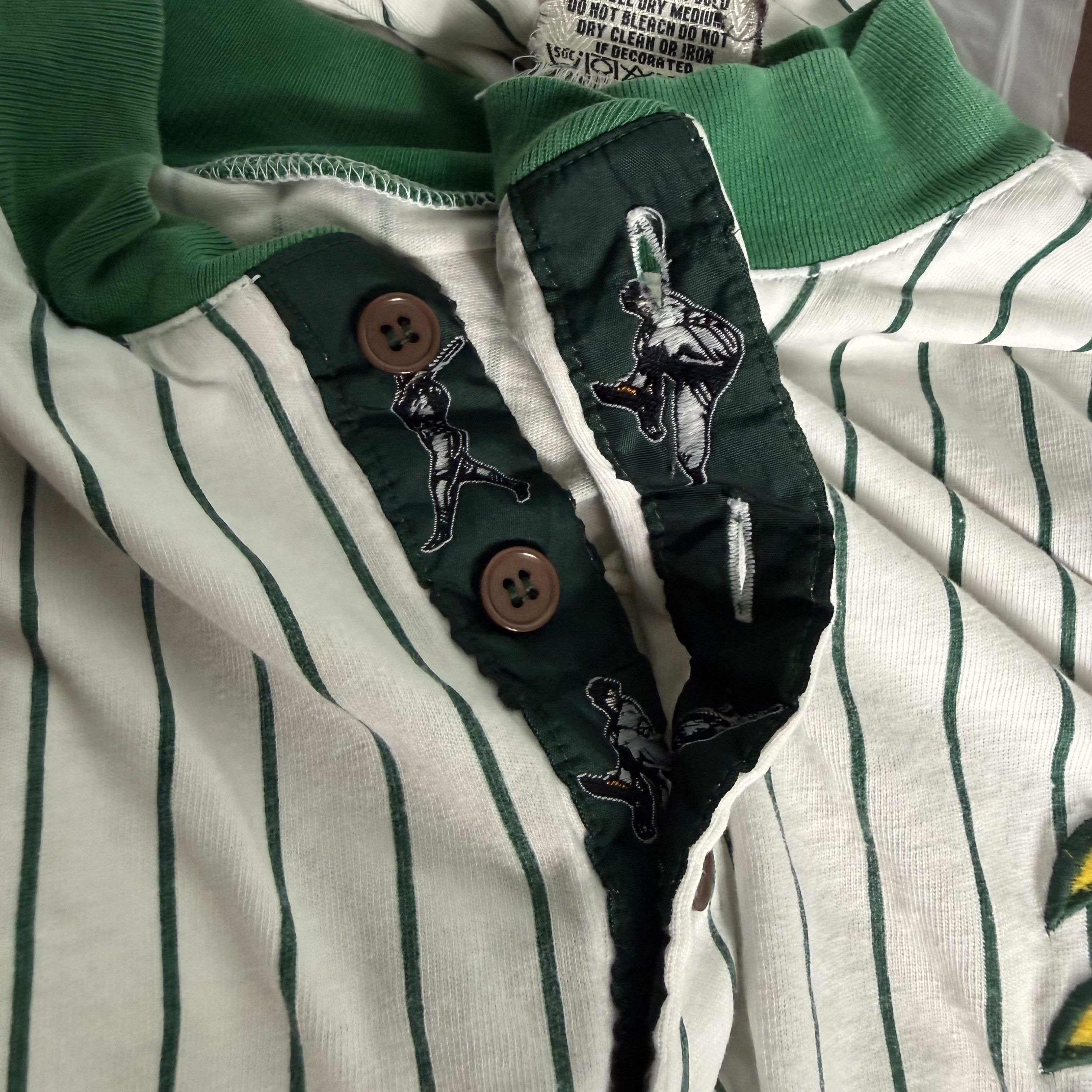 MLB 🔥RARE🔥Vintage Oakland Athletics Nutmeg Mills Jersey Size US XL / EU 56 / 4 - 7 Thumbnail