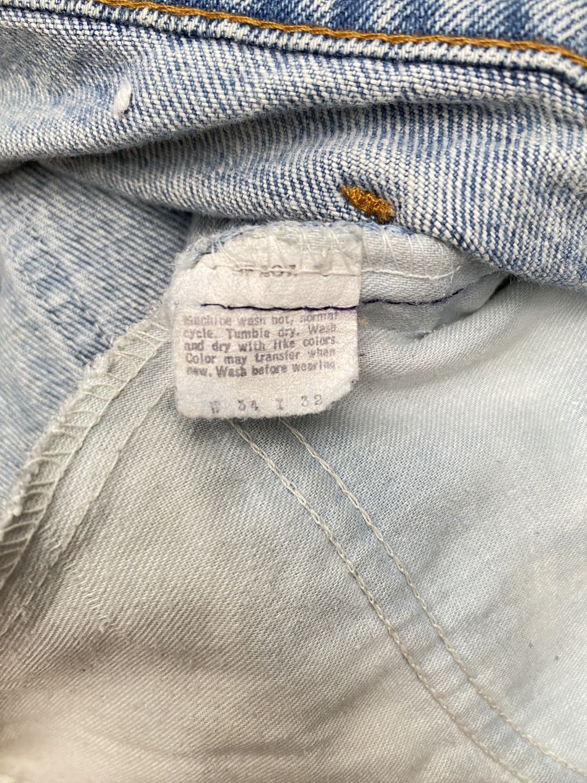 Levi's × Vintage Vintage Brand Levi’s Patchwork flared jeans 1980s Size US 32 / EU 48 - 11 Thumbnail