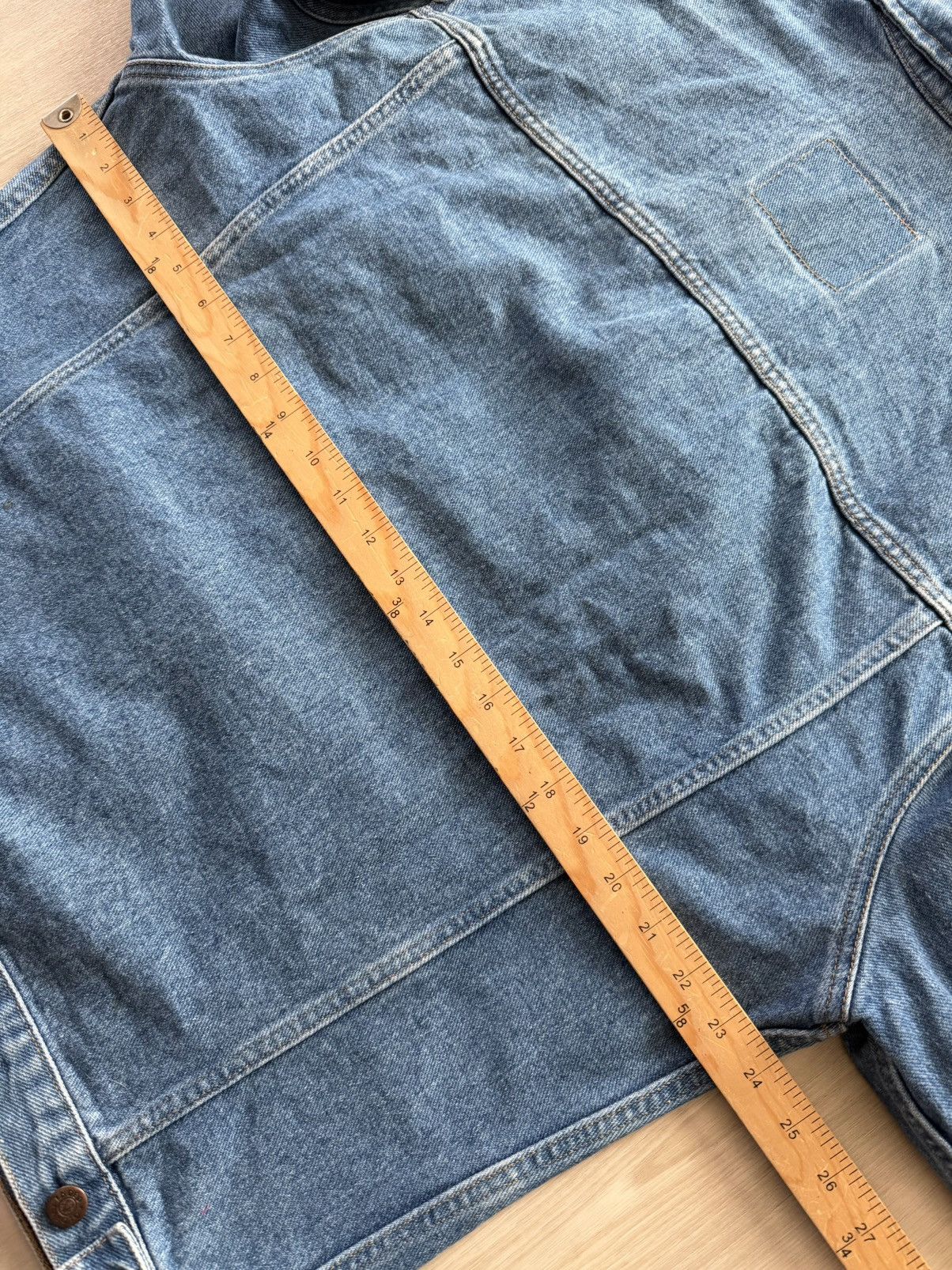 Faded Glory Vintage Faded Glory Jacket Blue Denim Trucker Y2K Sz XL Size US XL / EU 56 / 4 - 7 Thumbnail