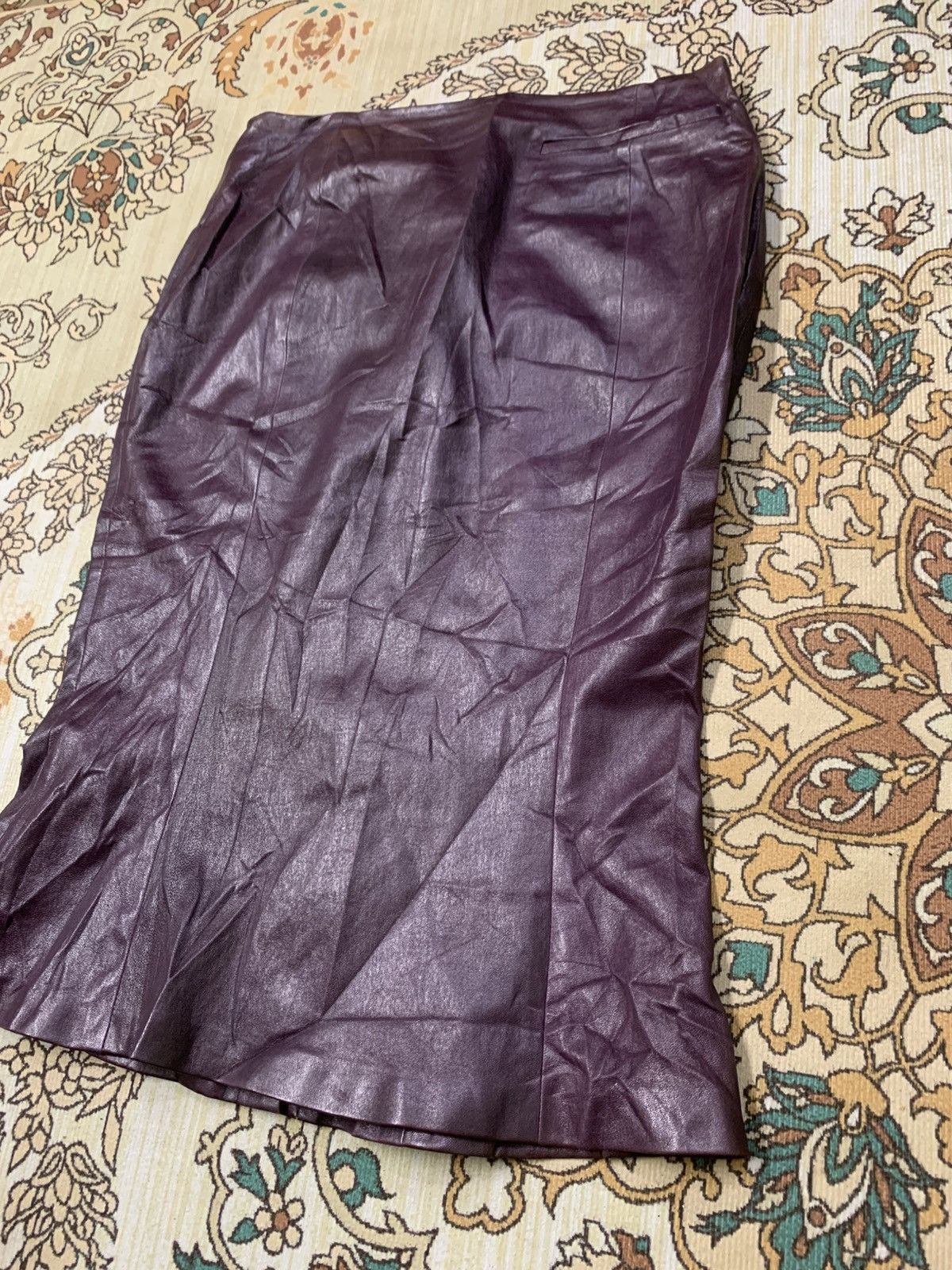 Jitrois JEAN CLAUDE JITROIS SKIRTS LEATHER Size 29" - 2 Thumbnail