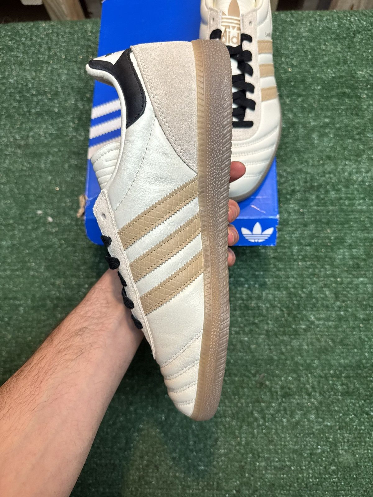 Adidas Adidas Samba Off White Magic Beige Size 10.5 Size US 10.5 / EU 43-44 - 3 Thumbnail