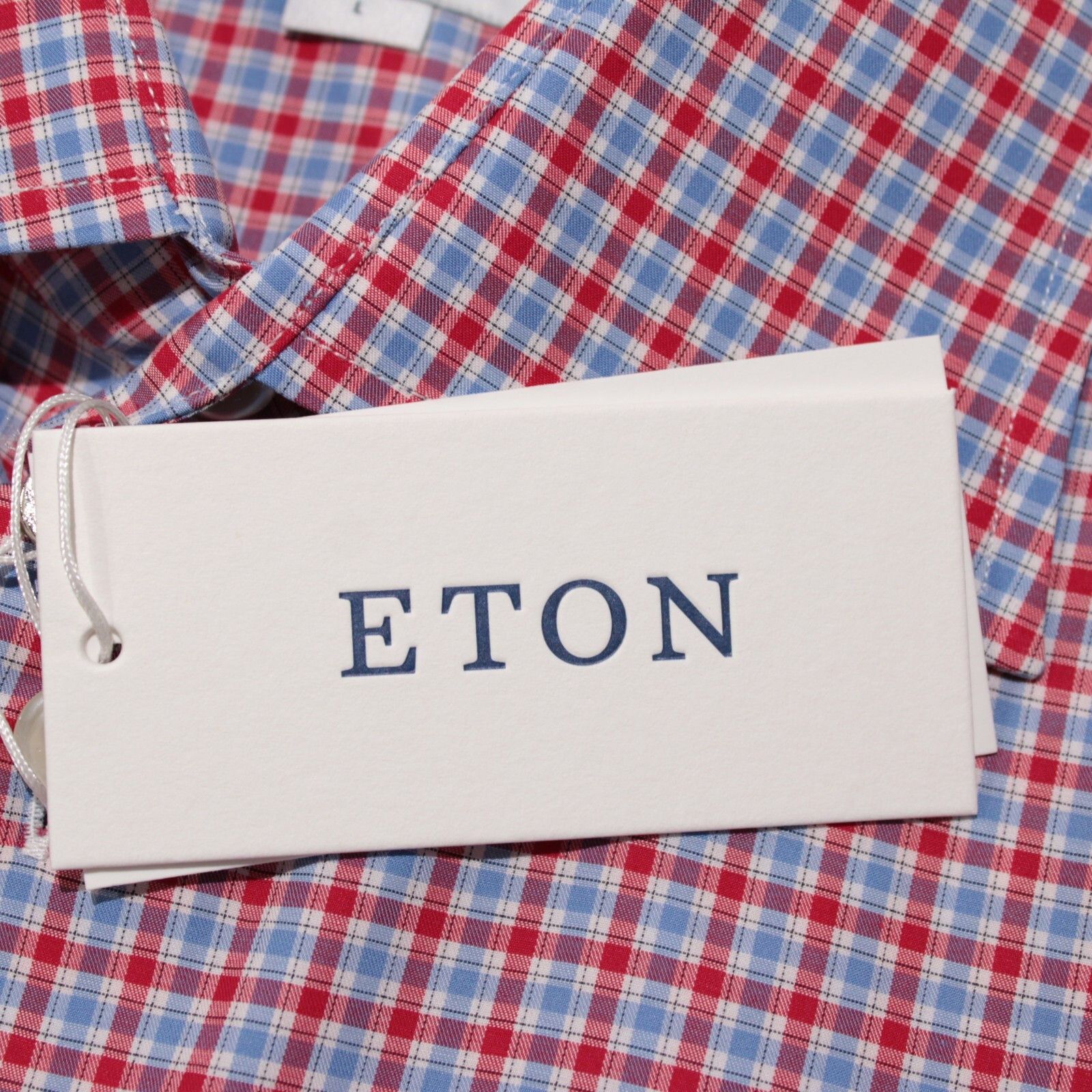 Eton Eton New with tags Shirt Size L US In Red Size US L / EU 52-54 / 3 - 2 Thumbnail