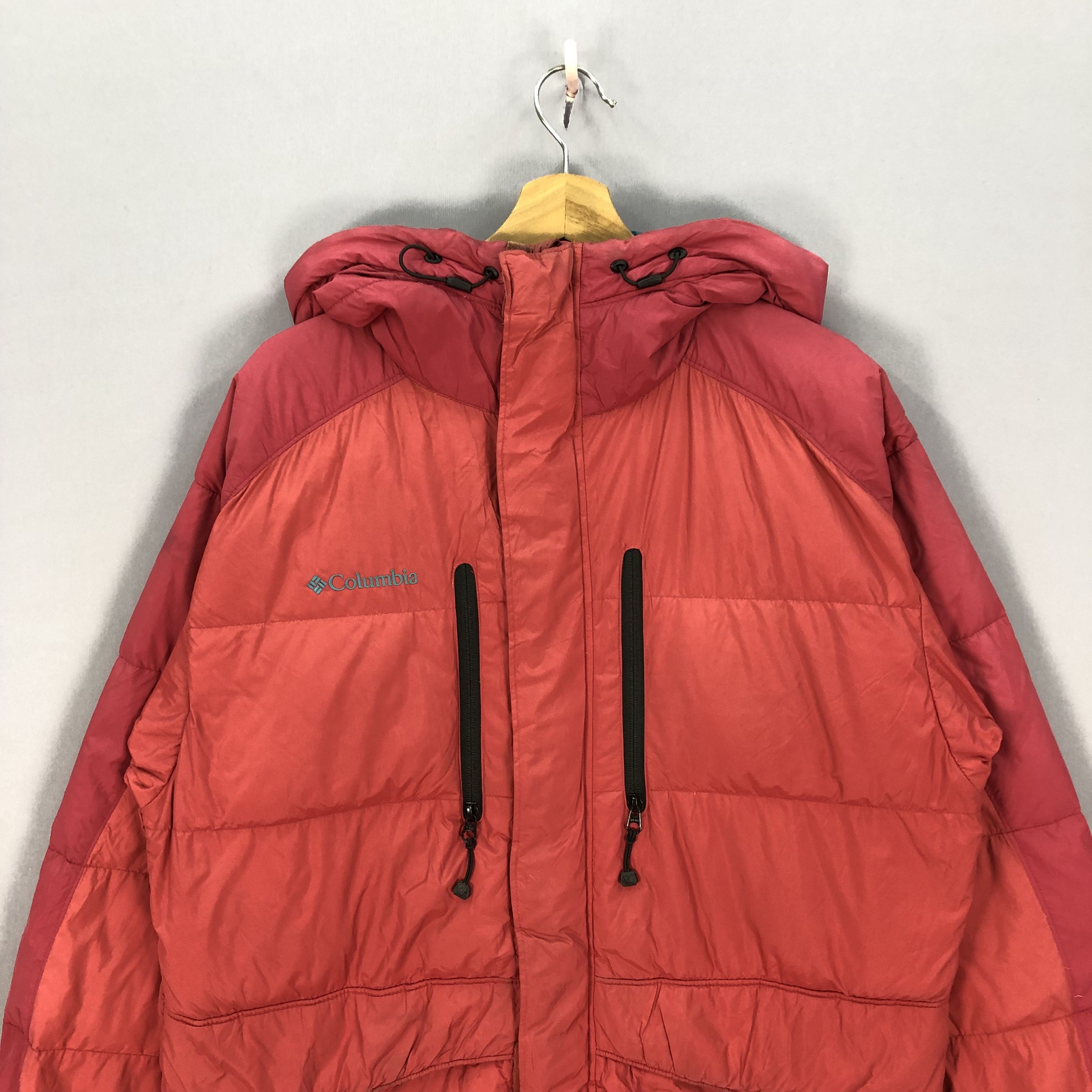 Columbia Vintage Columbia Titanium Puffer Goose Down Hoodie Jacket Size US L / EU 52-54 / 3 - 3 Thumbnail