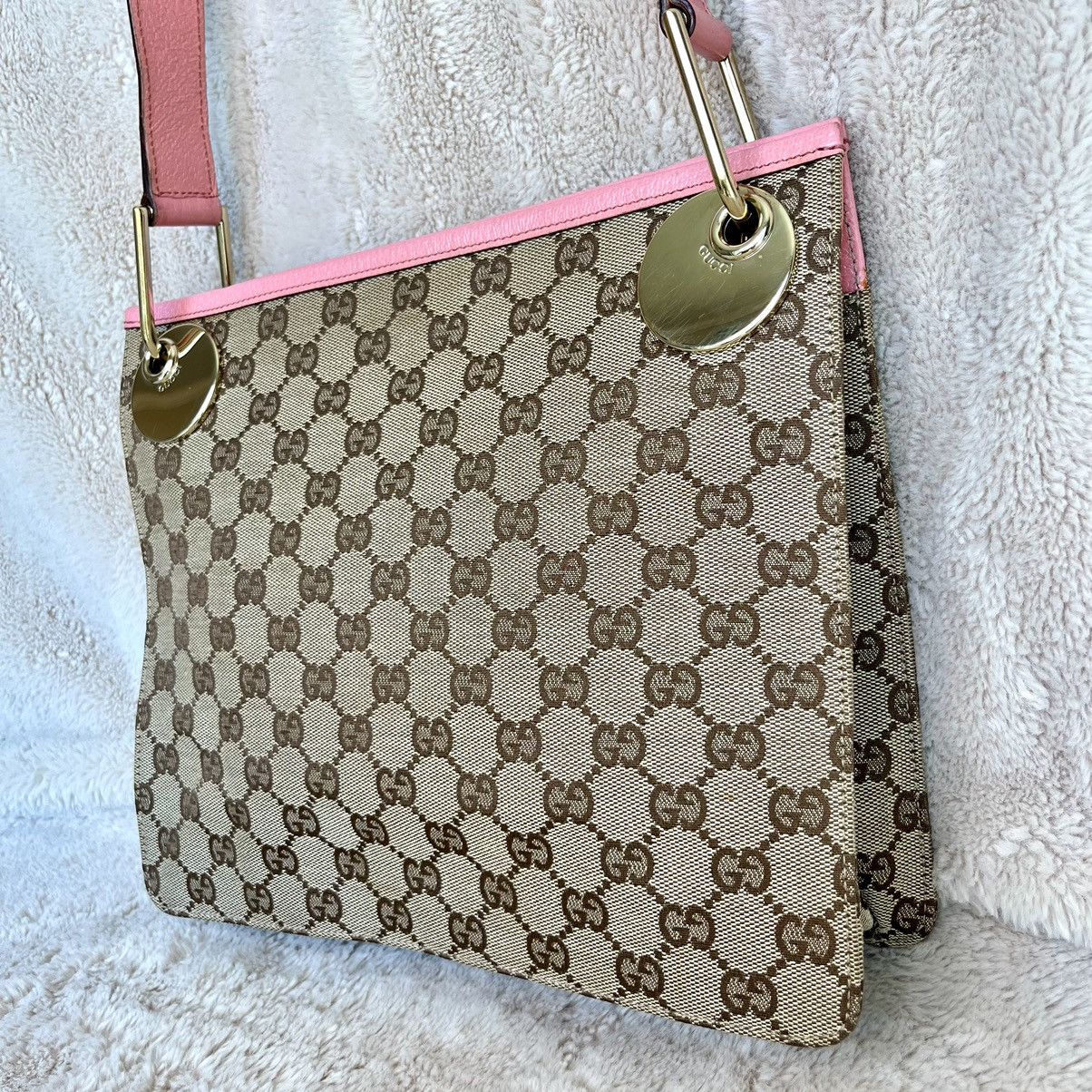 Gucci Gucci GG Monogram Eclipse Crossbody Messenger Bag Size ONE SIZE - 9 Thumbnail