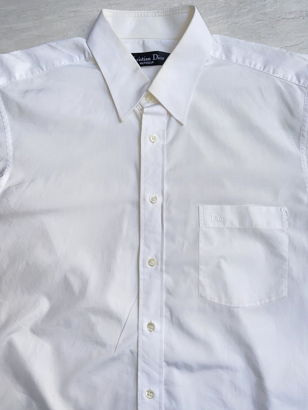 Christian Dior Monsieur CHRISTIAN DIOR MONSIEUR White Shirt Size US M / EU 48-50 / 2 - 11 Thumbnail