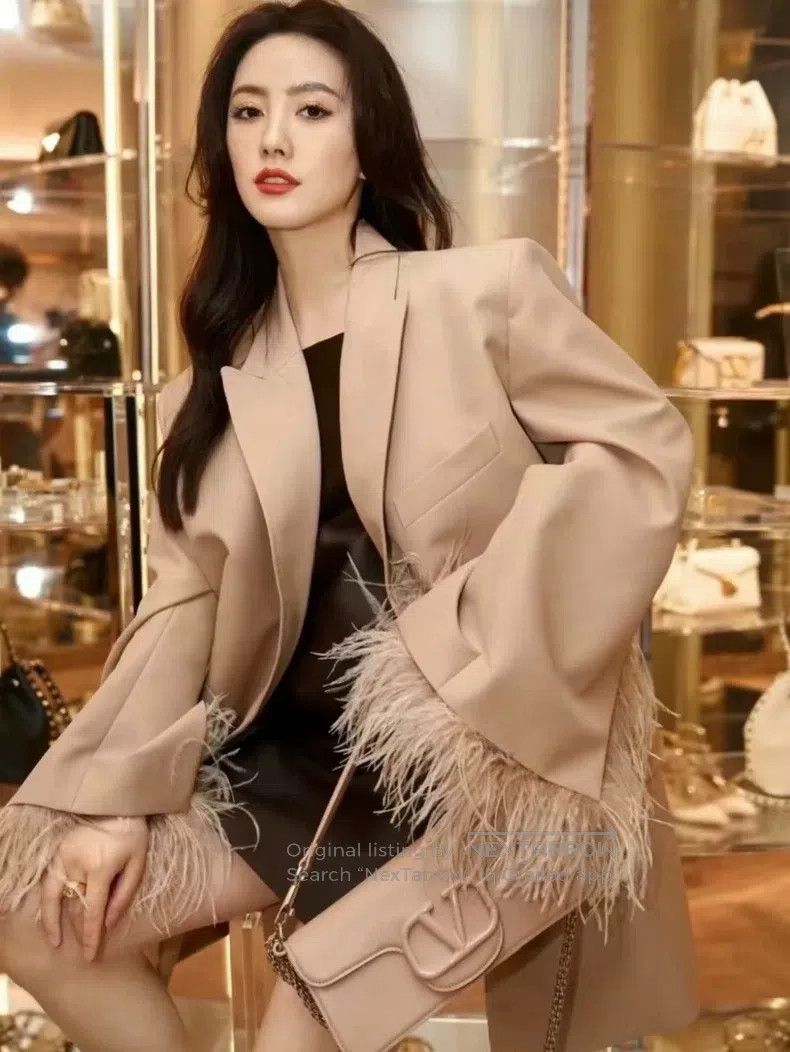 Valentino Valentino Ostrich feather cuff coat Size XS / US 0-2 / IT 36-38 - 8 Thumbnail