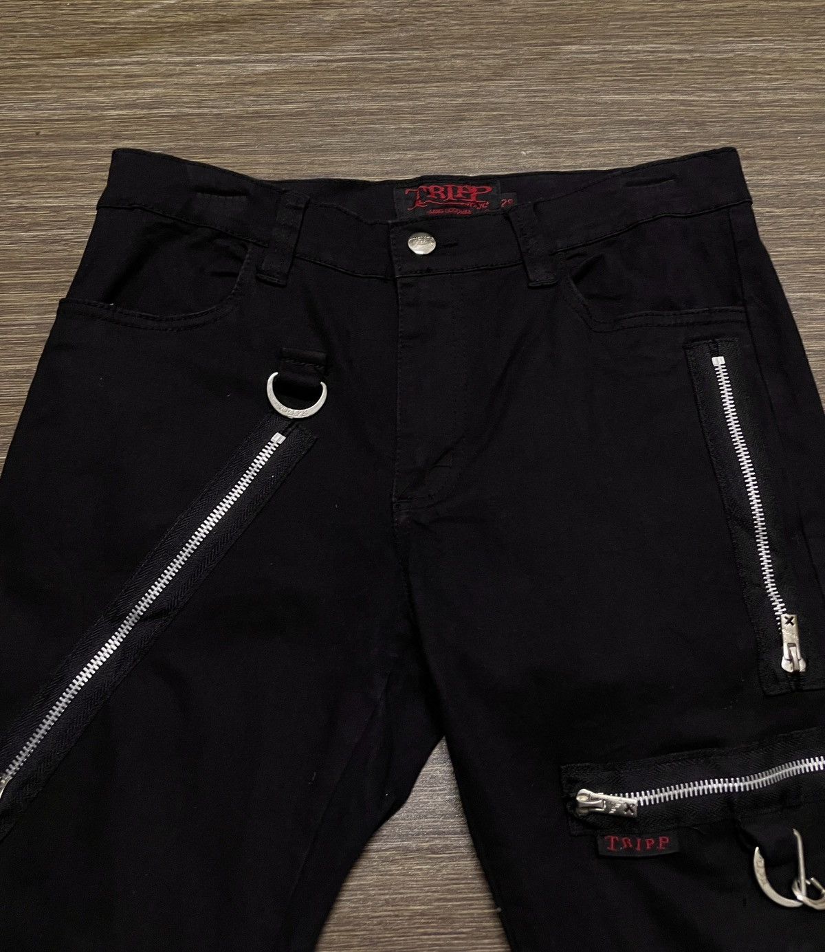 Tripp NYC Very Rare Vintage Tripp Nyc Bondage Tactical Pants 2000s Size US 28 / EU 44 - 3 Thumbnail