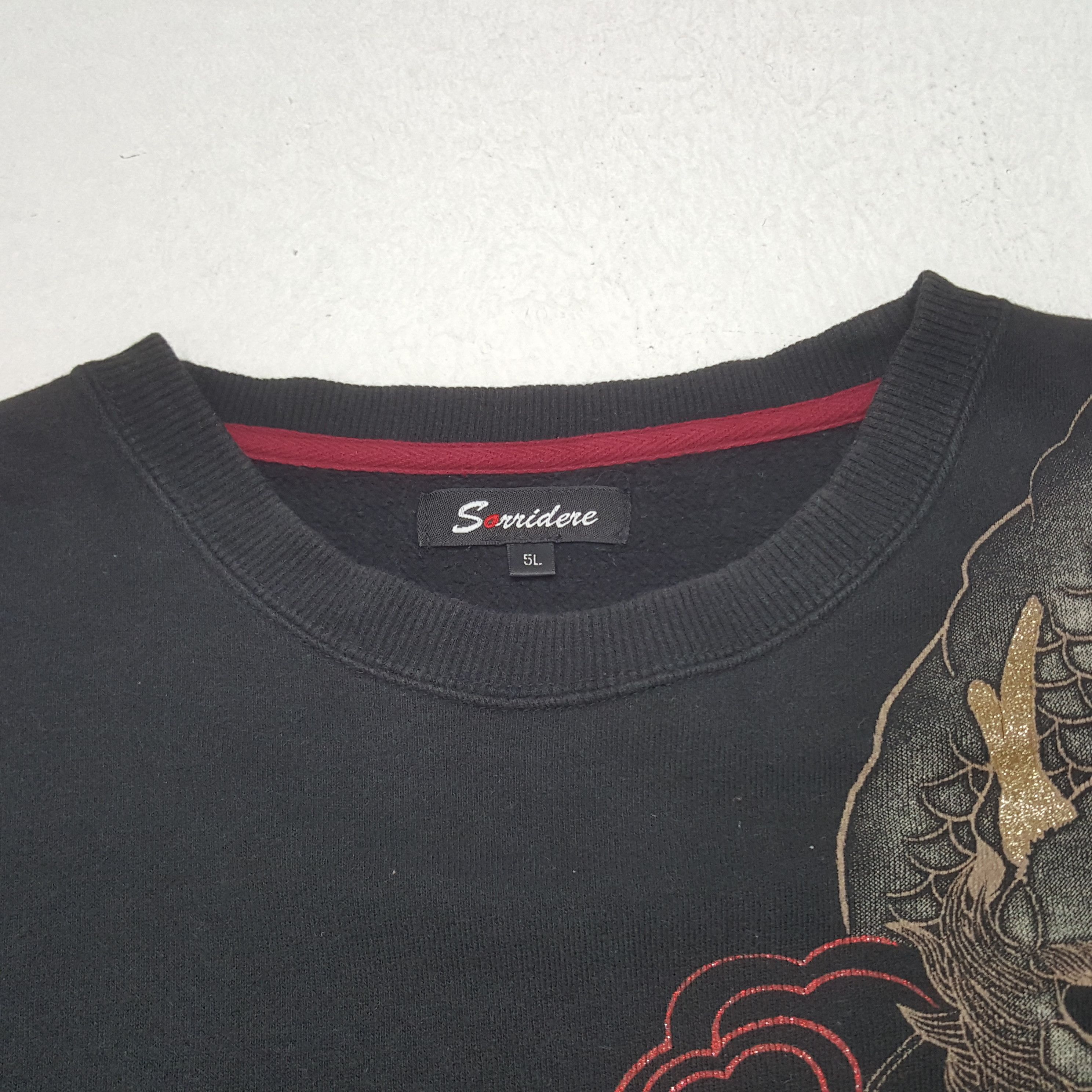 Other Vintage Sorridere Japanese Brand Dragon Sweatshirt C291N25 Size US XL / EU 56 / 4 - 5 Thumbnail
