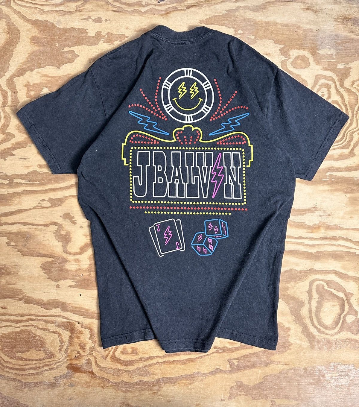 Rap Tees J Balvin x Vibras graphic tee in black and multi-colour Size US M / EU 48-50 / 2 - 3 Thumbnail