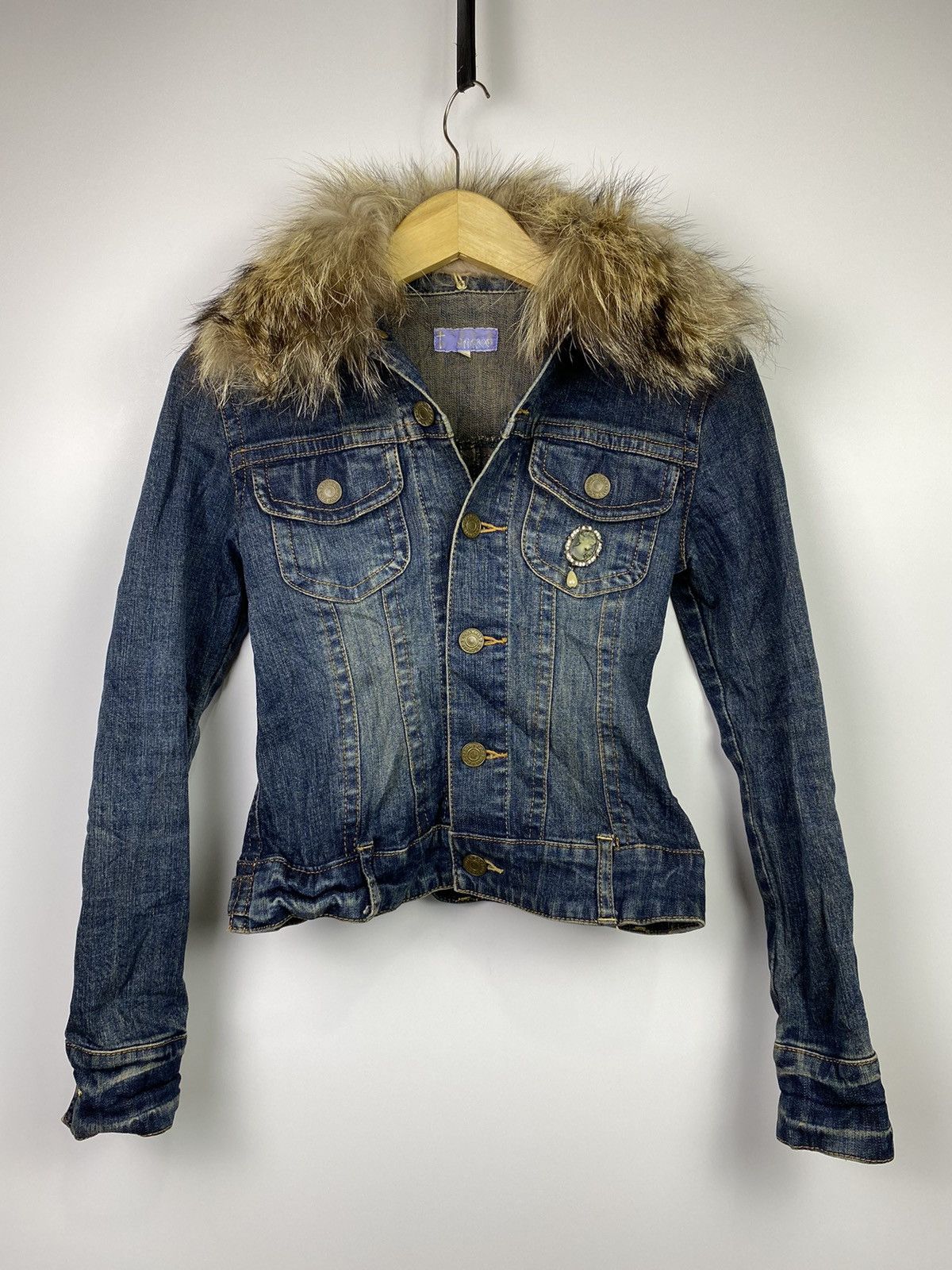 Hysteric Glamour × Japanese Brand × Le Grande Bleu (L.G.B.) Fur jacket og cross japanese brand Size US S / EU 44-46 / 1 - 1 Thumbnail