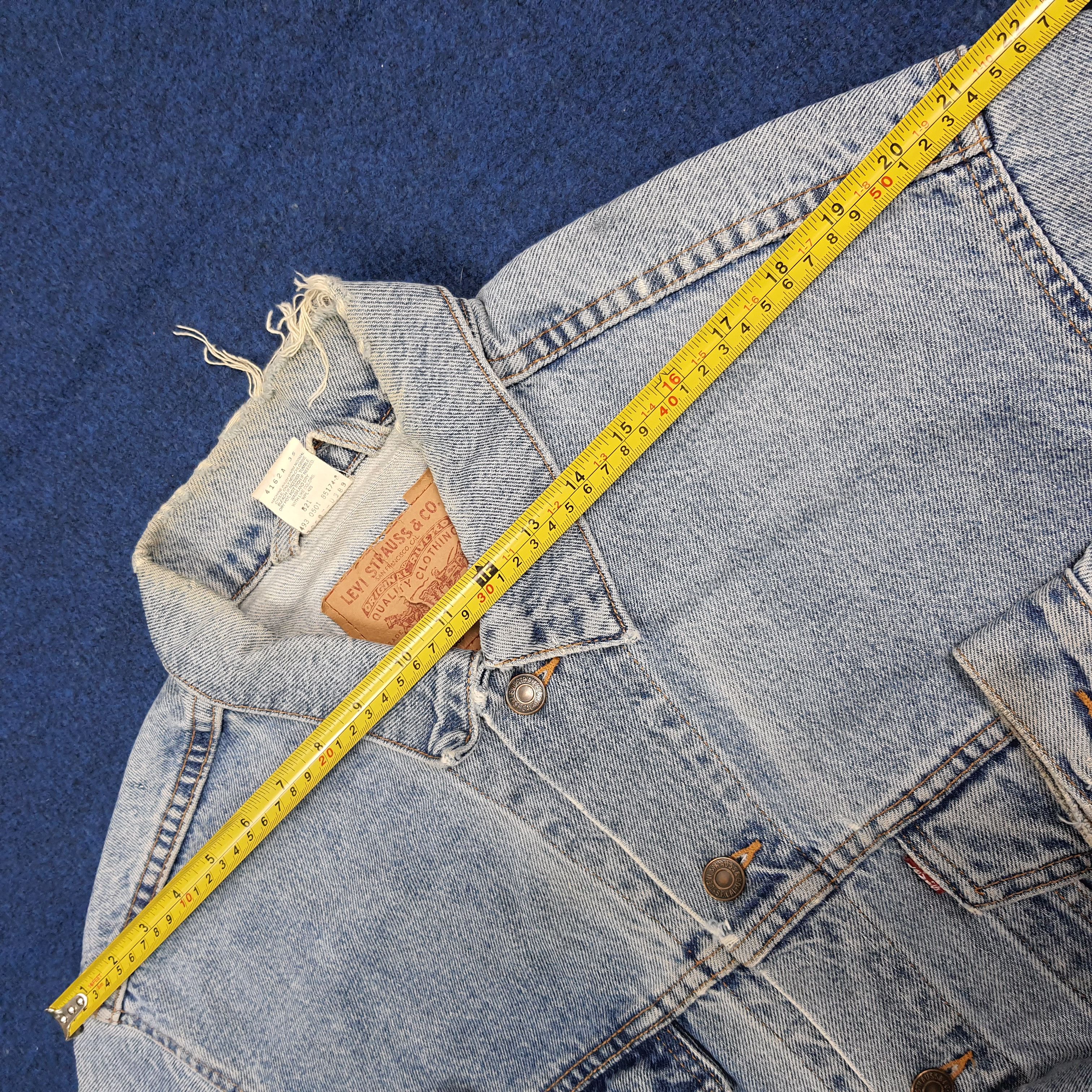 Levi's Vintage 90s Levi’s Denim Jacket Custom Jamiroquai C281N5 Size US L / EU 52-54 / 3 - 12 Thumbnail