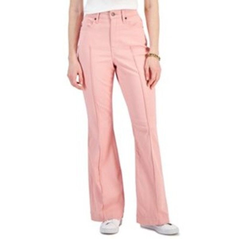 Tommy Hilfiger TOMMY HILFIGER Women's High Rise Flare Pants Jeans | Size 16 Size 38" / US 16 / IT 52 - 2 Thumbnail