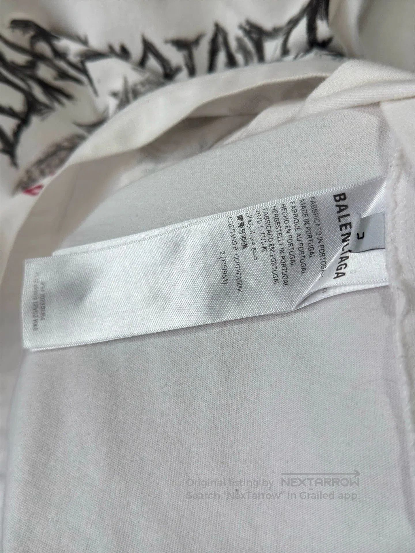 Balenciaga Balenciaga Graffiti Long Sleeve T-shirt. Size US XXS / EU 40 - 7 Thumbnail