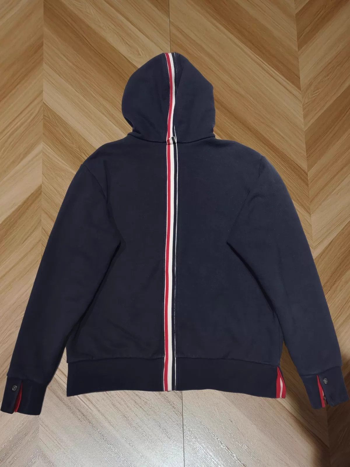 Thom Browne Thom Browne 4-Bar Striped Men's Jacket Size US L / EU 52-54 / 3 - 2 Thumbnail