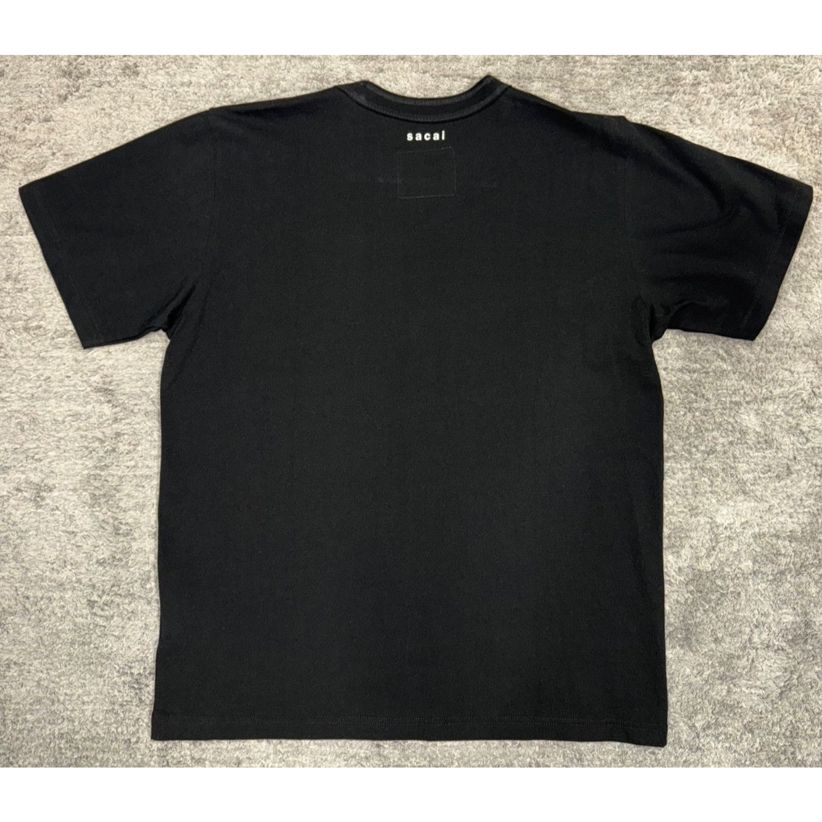 Sacai Sacai x KAWS Logo SS Tee Cotton Short Sleeve T-Shirt 3 Large Size US L / EU 52-54 / 3 - 9 Thumbnail