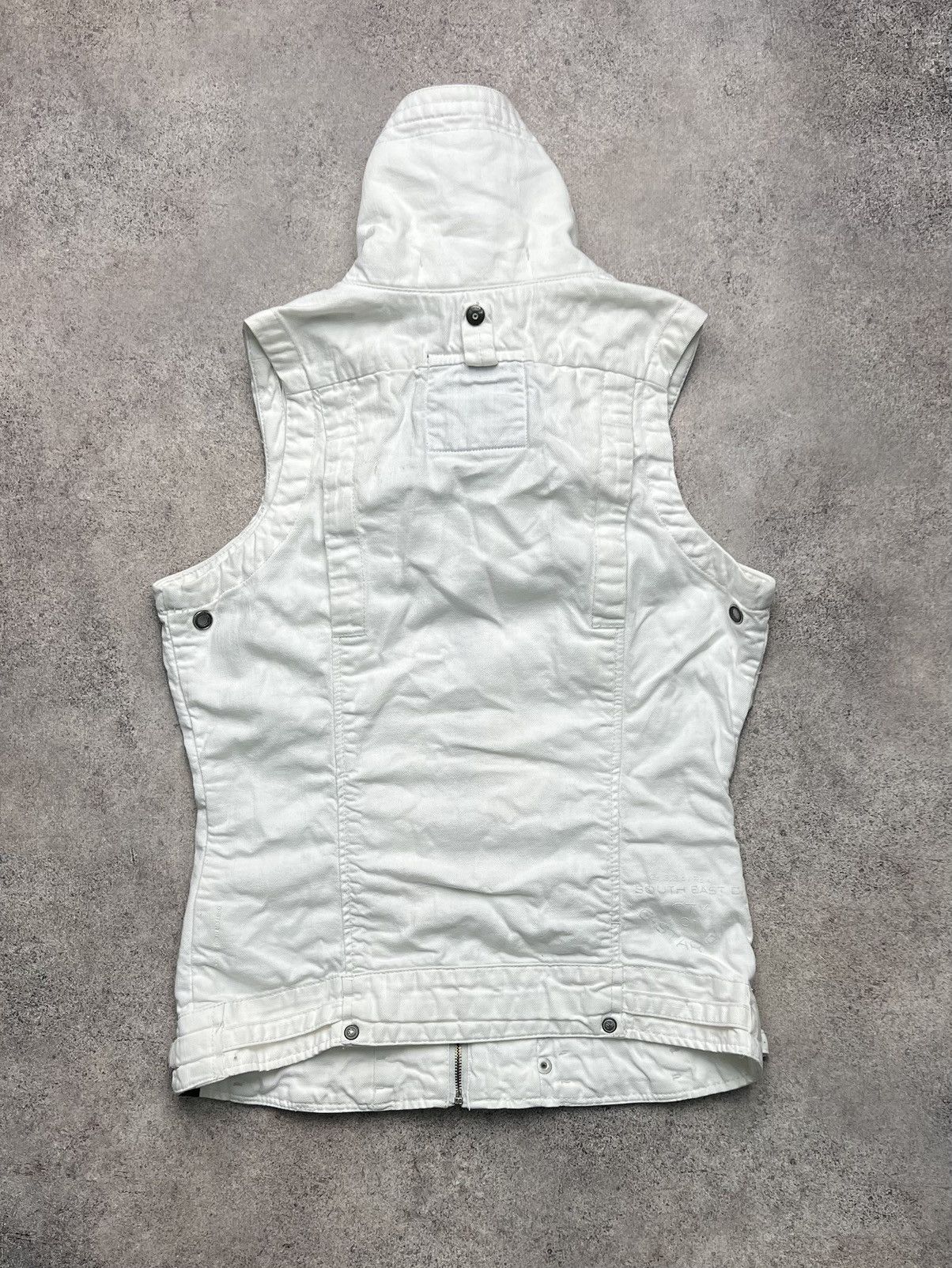 G-Star G Star Raw denim biker vest with high neck Size S / US 4 / IT 40 - 9 Thumbnail