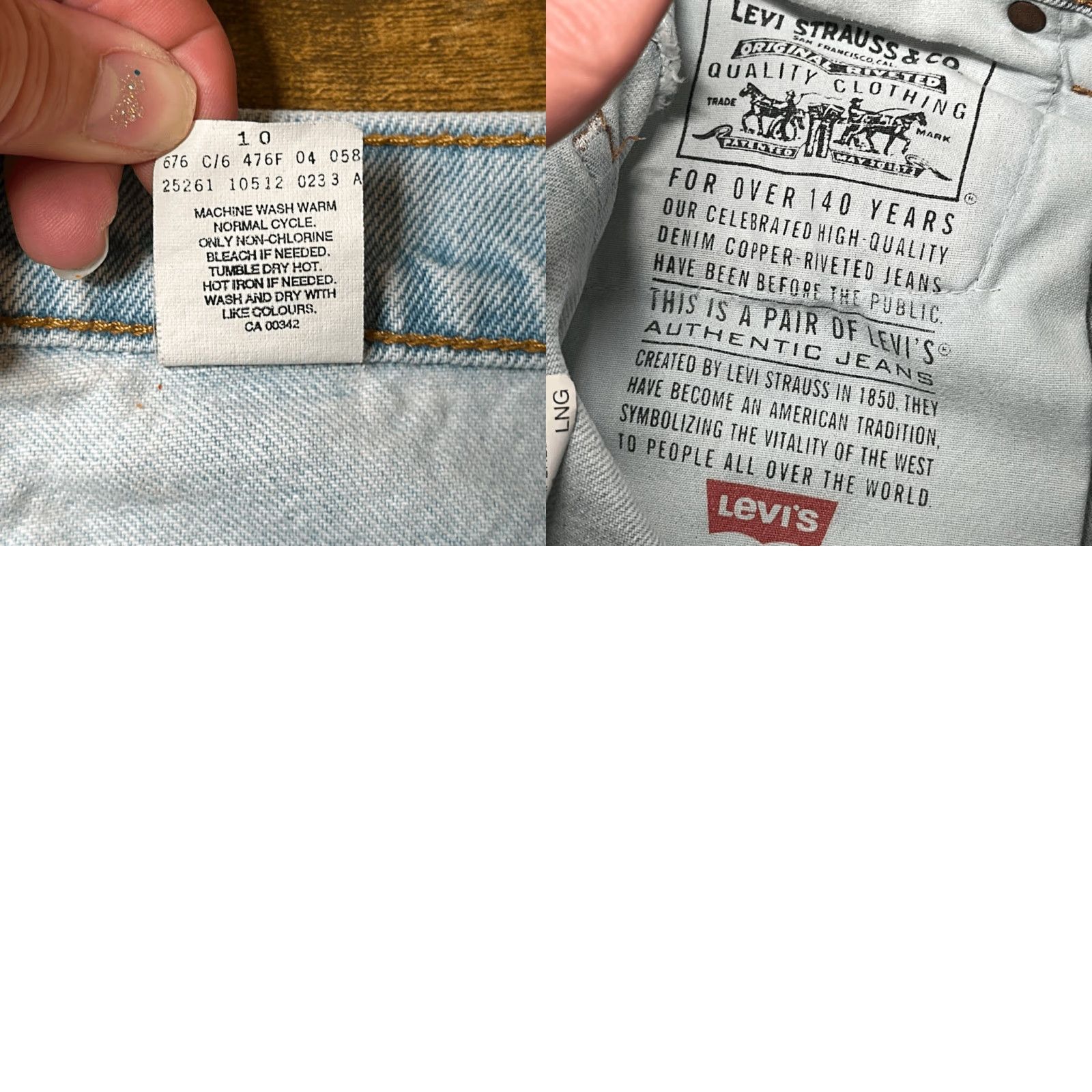 Levi's VINTAGE Levi's 512 Slim Taper Jeans Women Long 33" Light Blue High Waist Mom 90s 11 Long Blue Jeans Womens Jeans Size 30" / US 8 / IT 44 - 8 Thumbnail