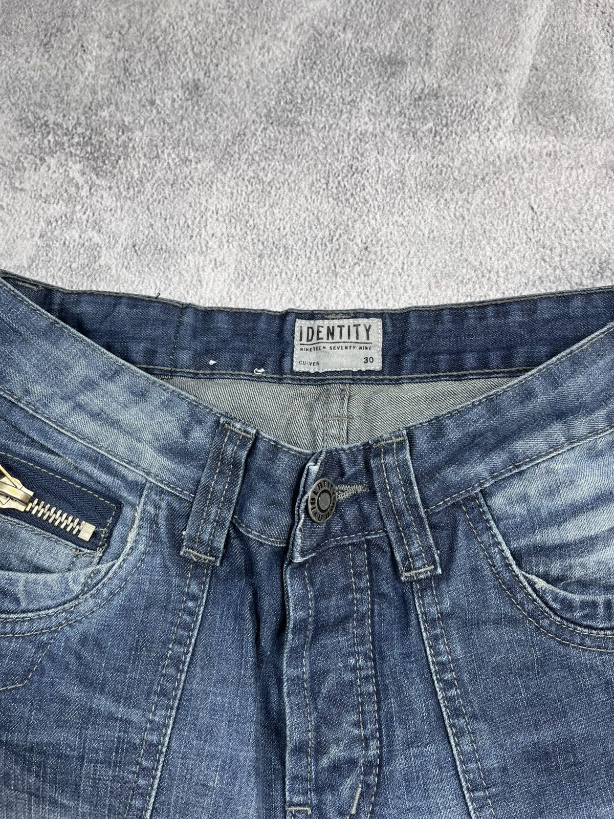 Japanese Brand × Vintage Vintage Y2K Japanese double knee jeans denim style size 30 Size US 30 / EU 46 - 4 Thumbnail