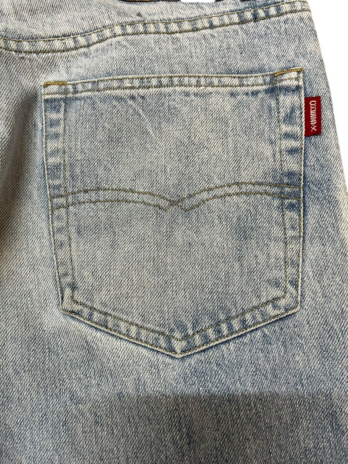 Southpole Vintage ChessX Baggy Wide Leg Faded Denim Size US 31 - 8 Thumbnail