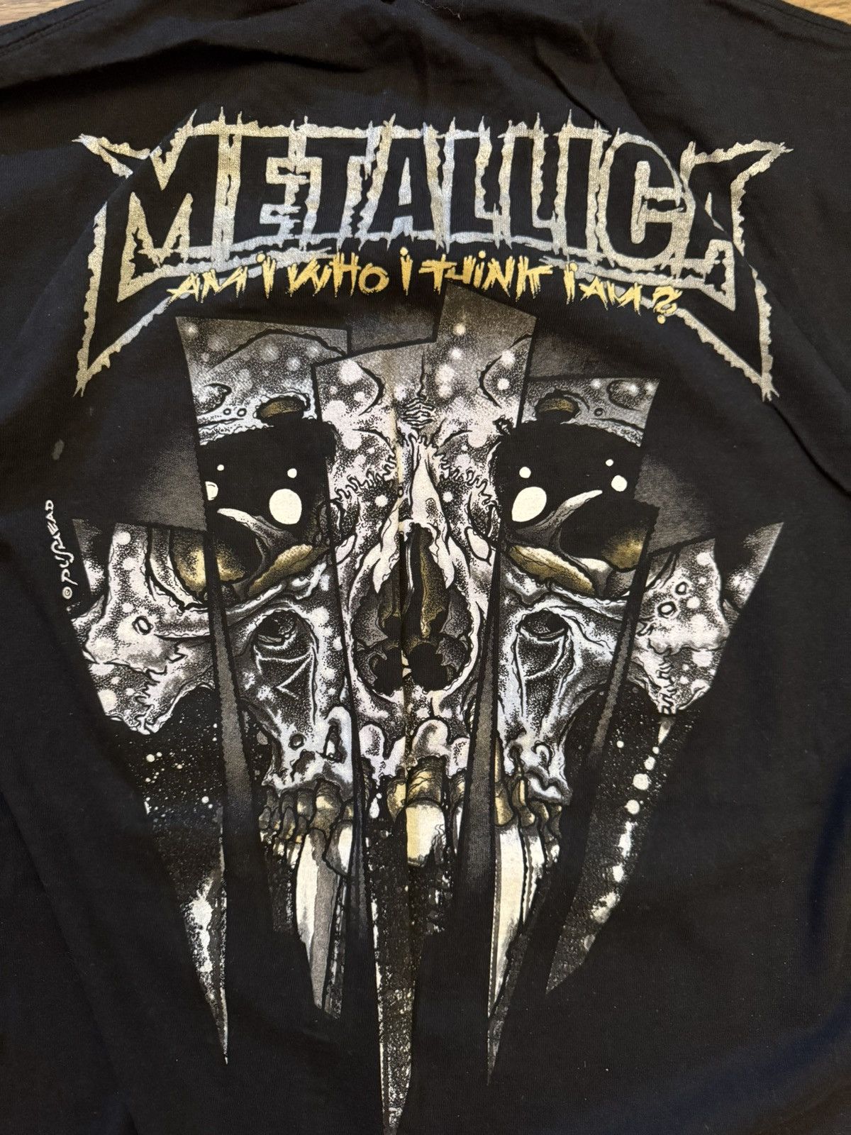 Band Tees Vintage Metallica x Pushead T-Shirt Size US M / EU 48-50 / 2 - 4 Thumbnail