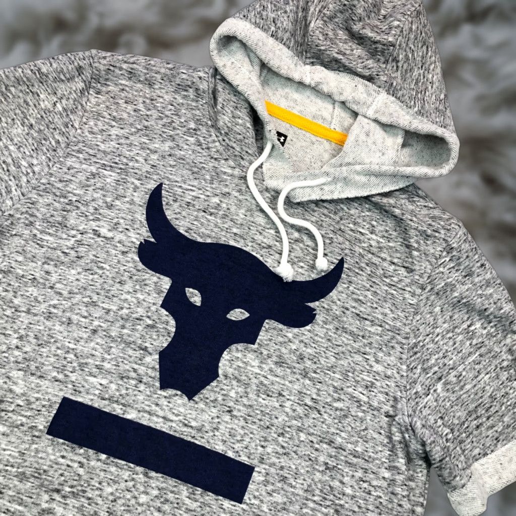 Under Armour Under Armour Rock Project Hooded S/S Sweatshirt Men Small Gray Cotton/Polyester Pullover Logo Size US S / EU 44-46 / 1 - 1 Thumbnail