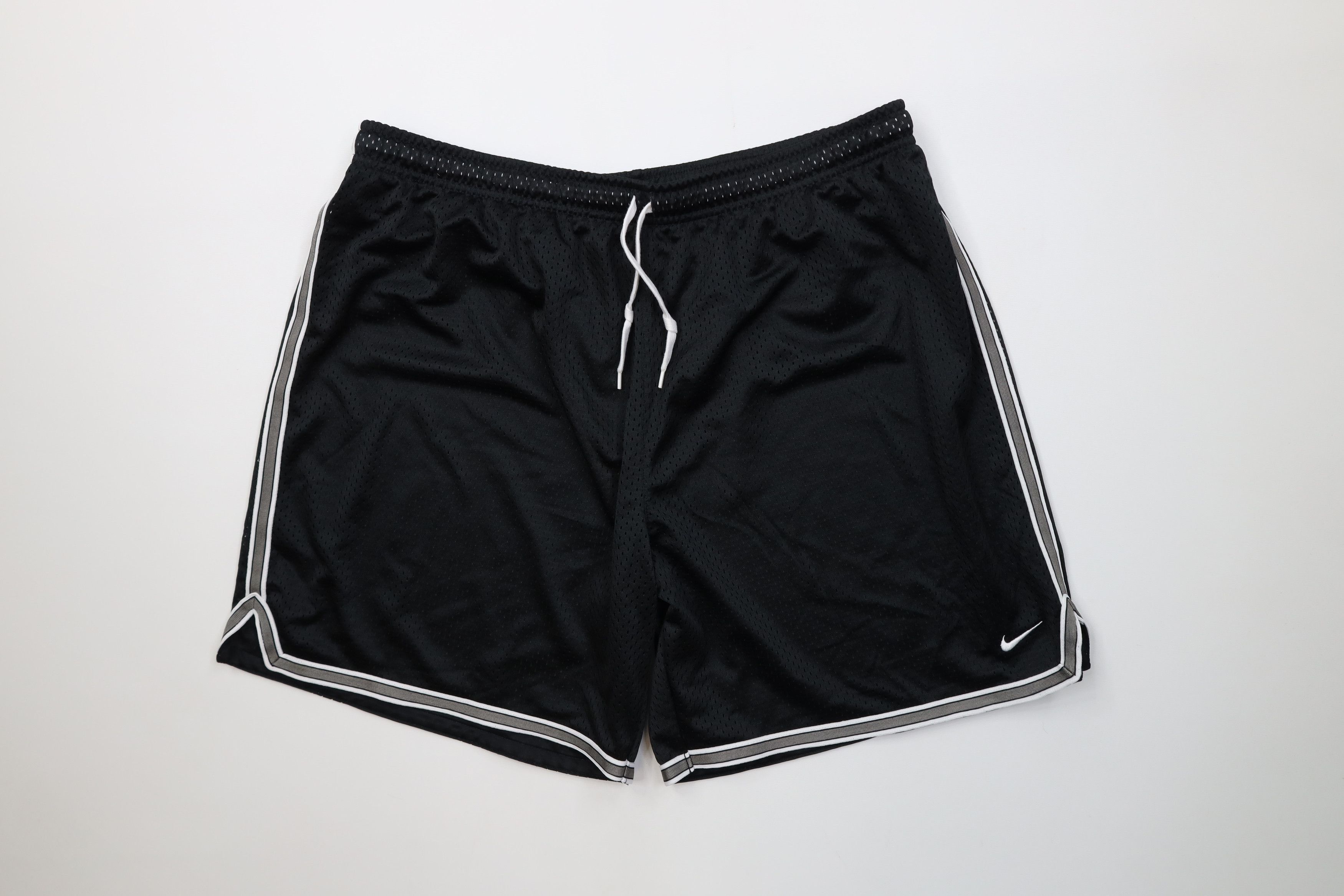 Nike Vintage Nike Scott Mini Swoosh Above Knee Shorts Black Size US 36 / EU 52 - 1 Thumbnail