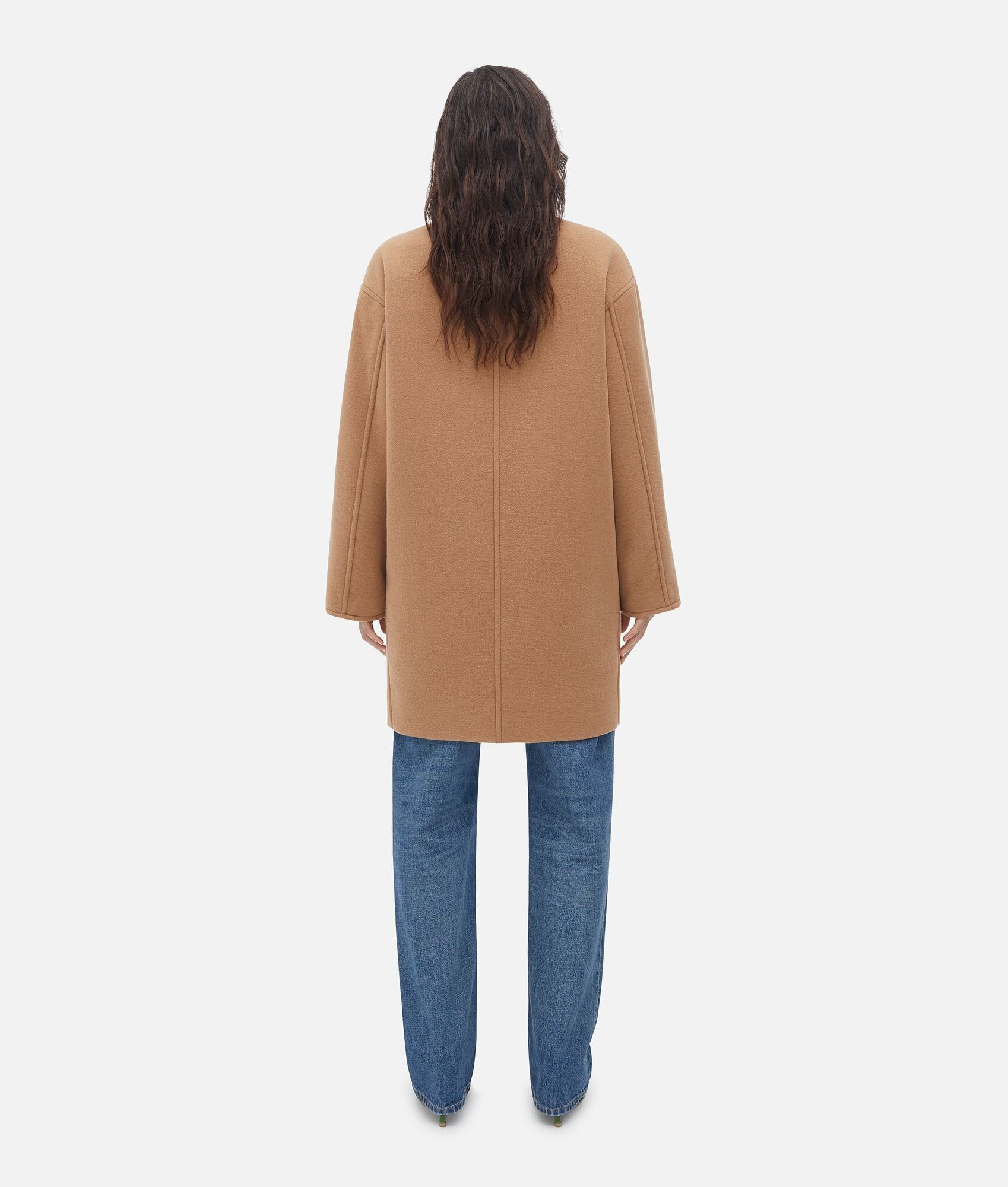 Bottega Veneta o1bcso1str0225 Double Face Cashmere Coat in Camel Size M / US 6-8 / IT 42-44 - 3 Thumbnail