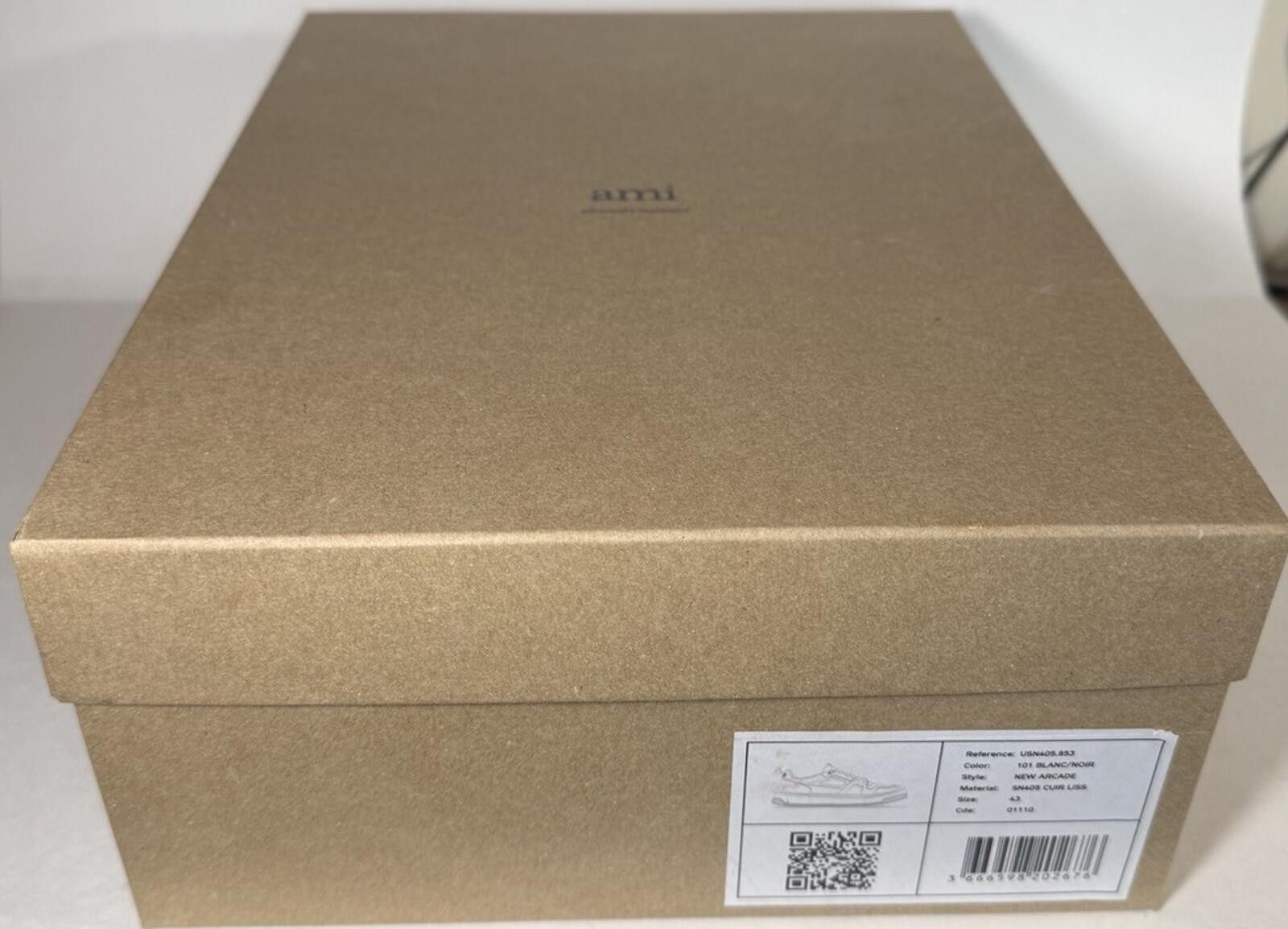 Other AMI PARIS New Arcade Low Top Suede-Trim Leather Sneaker Size US 9.5 / EU 42-43 - 6 Thumbnail