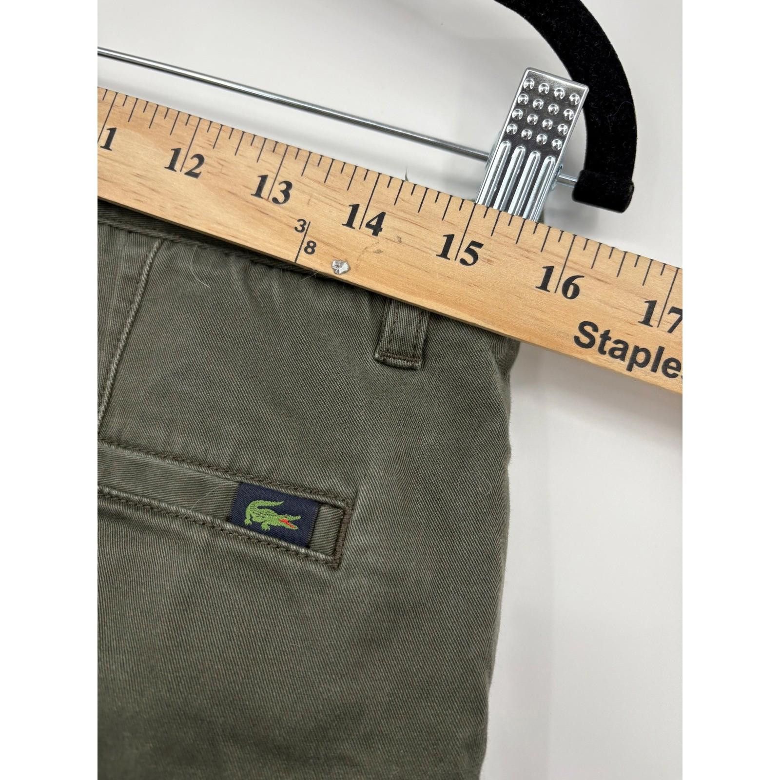 Lacoste Lacoste Mens Slim Fit Chinos Pants Khaki Green Size 34 x 34 Size US 34 / EU 50 - 5 Thumbnail