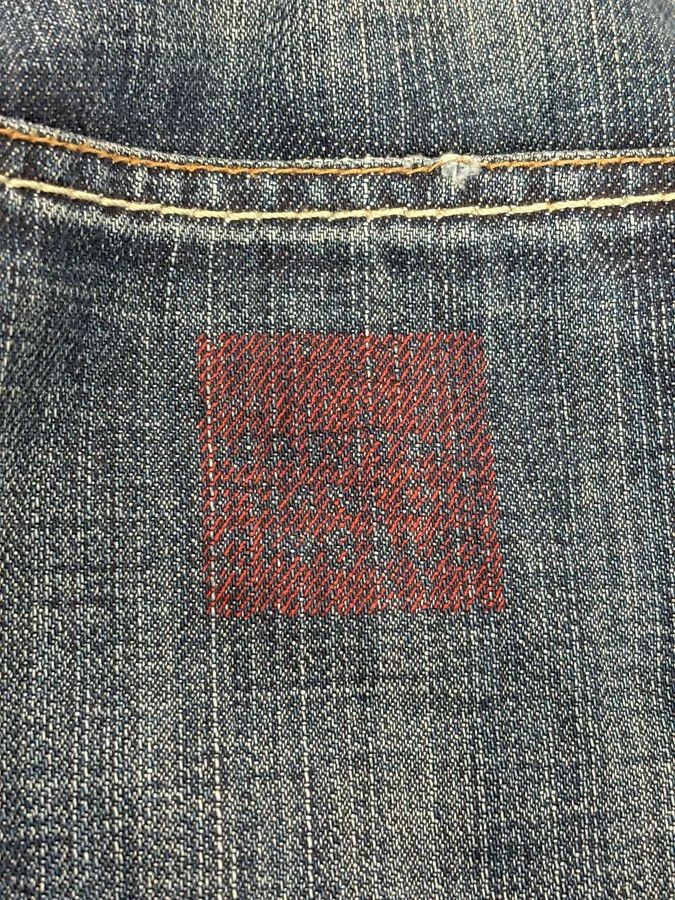 Marithe + Francois Girbaud 2000s Marithé + François Girbaud Blue Distressed Denim Jeans Size US 34 / EU 50 - 9 Thumbnail