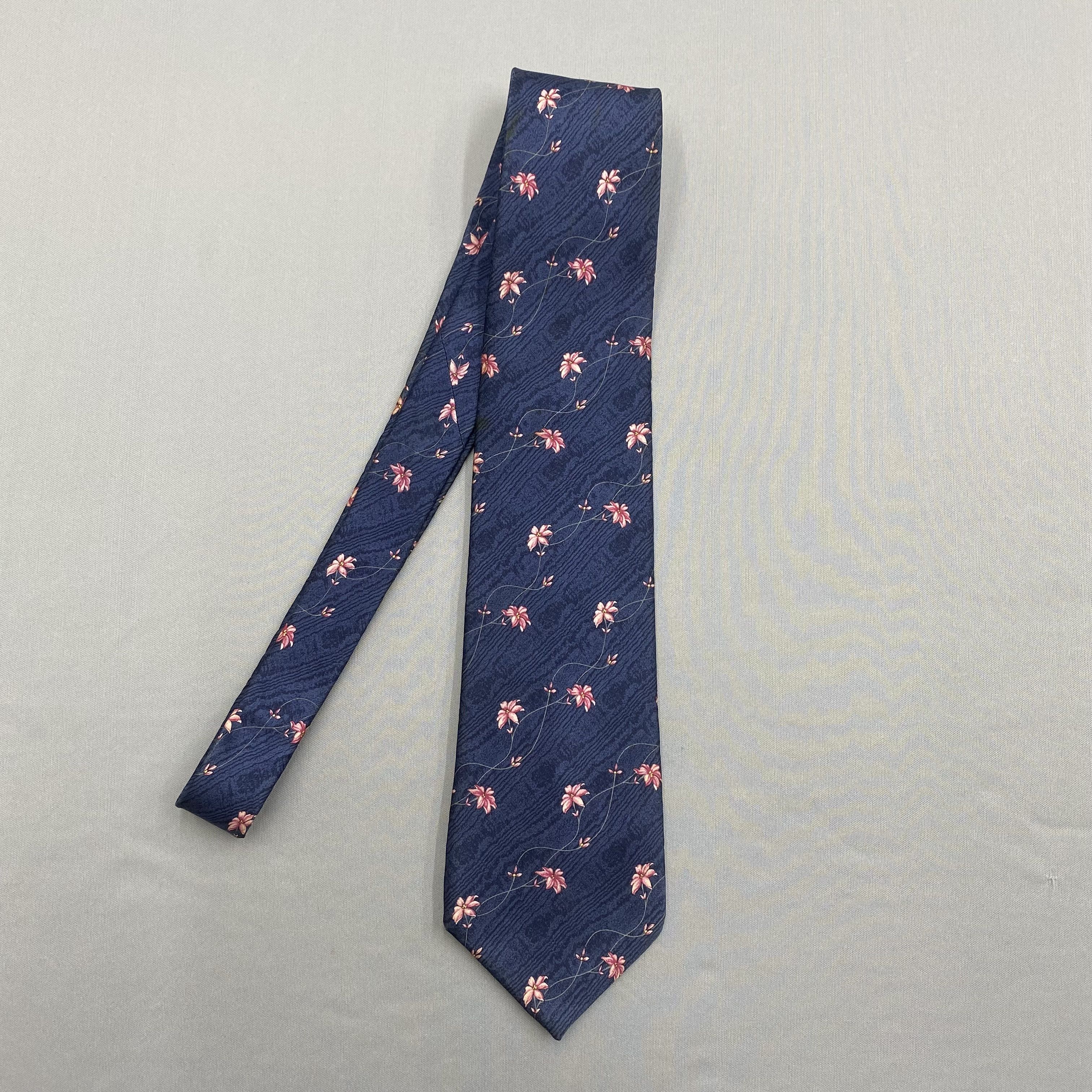 Japanese Brand Vintage Nina Ricci SILK Necktie Cravate Pure Silk Neck Tie Size ONE SIZE - 5 Thumbnail