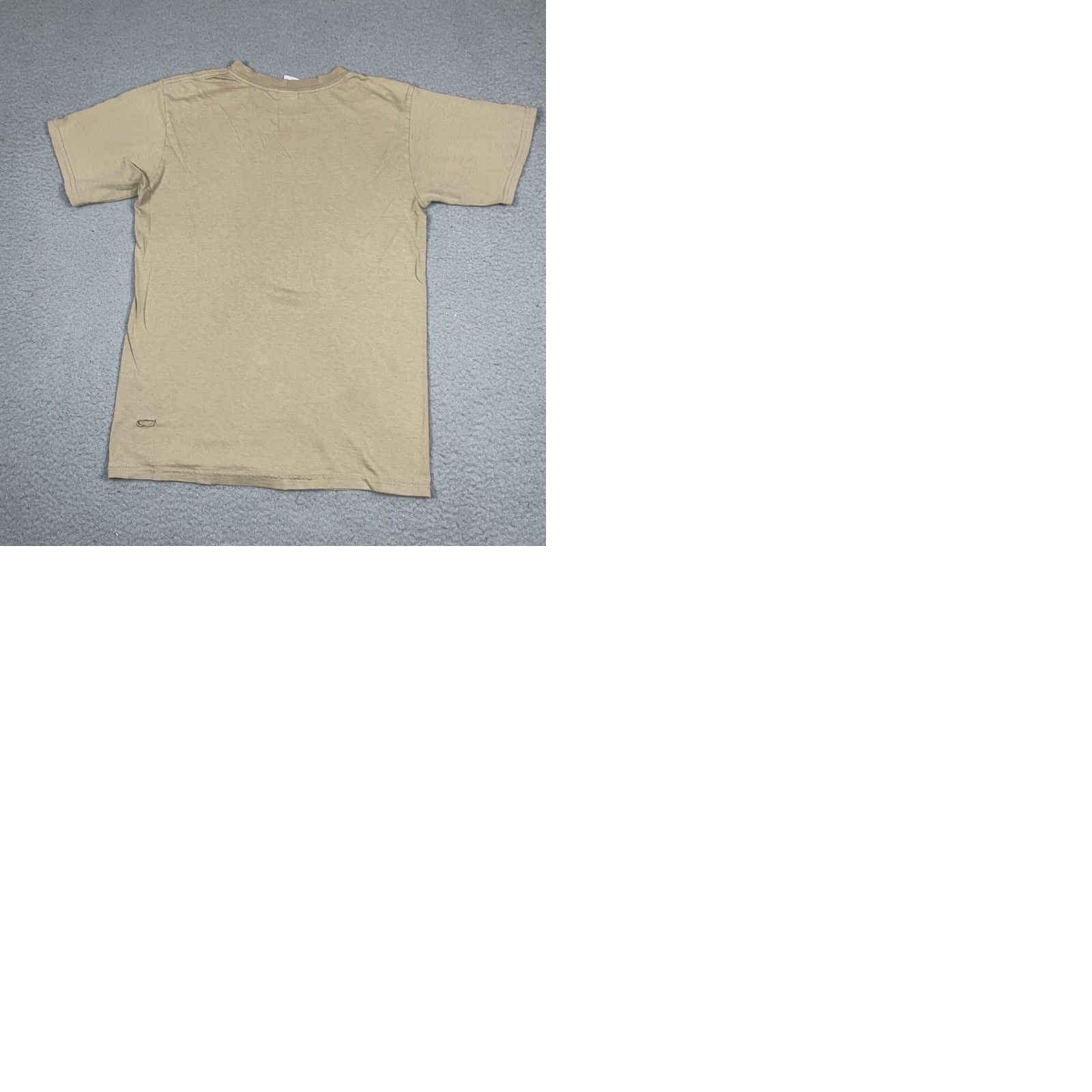 Gildan VINTAGE Gildan T-Shirt Mens 90s Cheese Brown Short Sleeve Crew Neck S Small Cotton Distressed Pattern Solid Graphic Print Vintage Rare Brie Size US S / EU 44-46 / 1 - 9 Thumbnail