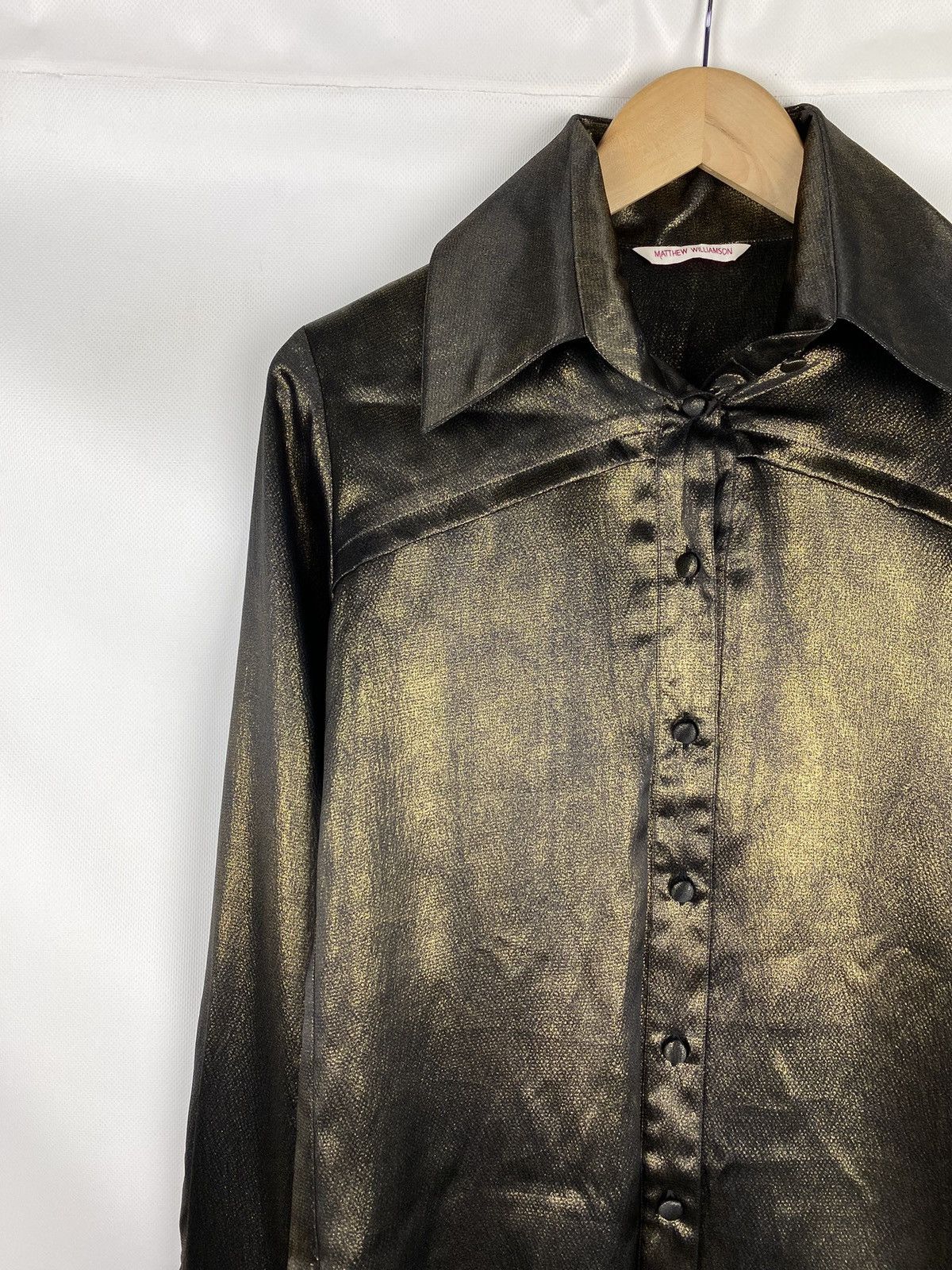 Designer × Matthew Williamson Matthew Williamson ladies long sleeve button up shirt blouse Size M / US 6-8 / IT 42-44 - 4 Thumbnail