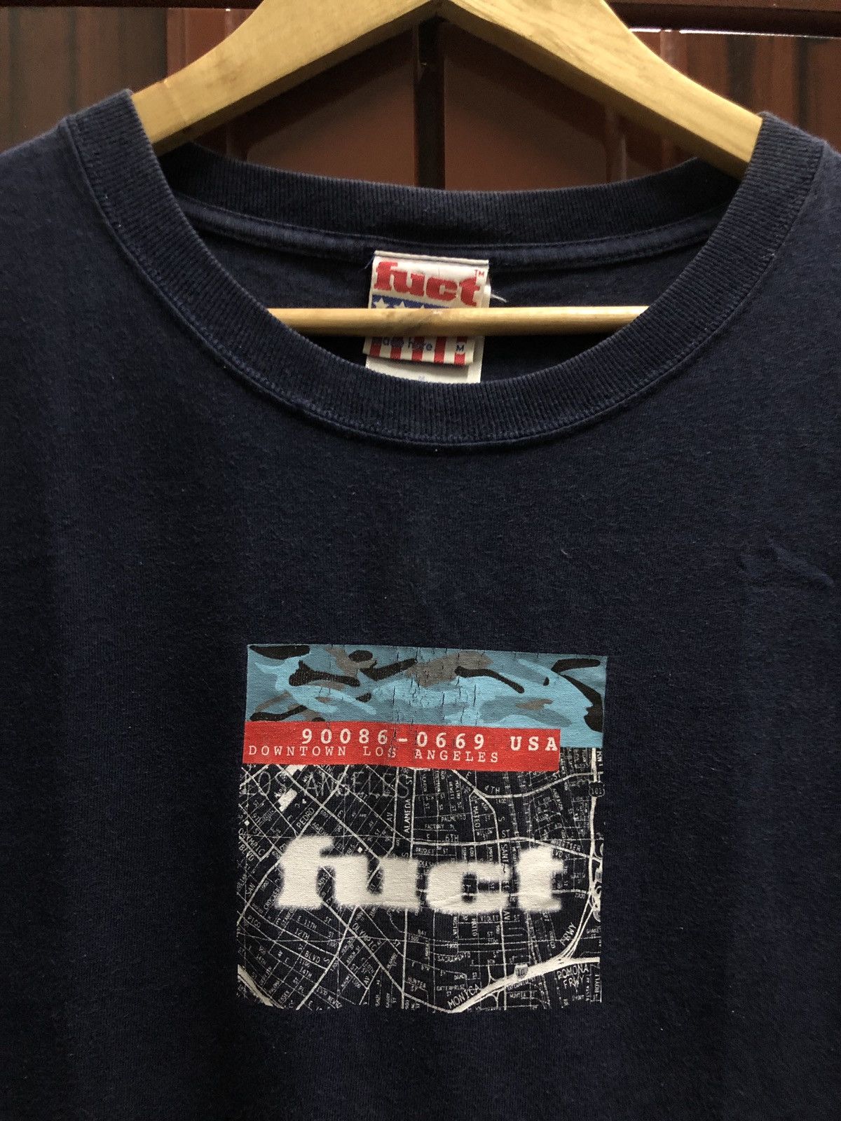 FUCT Vintage 90s FUCT Downtown Los Angeles City Map Tshirts Size US M / EU 48-50 / 2 - 3 Thumbnail