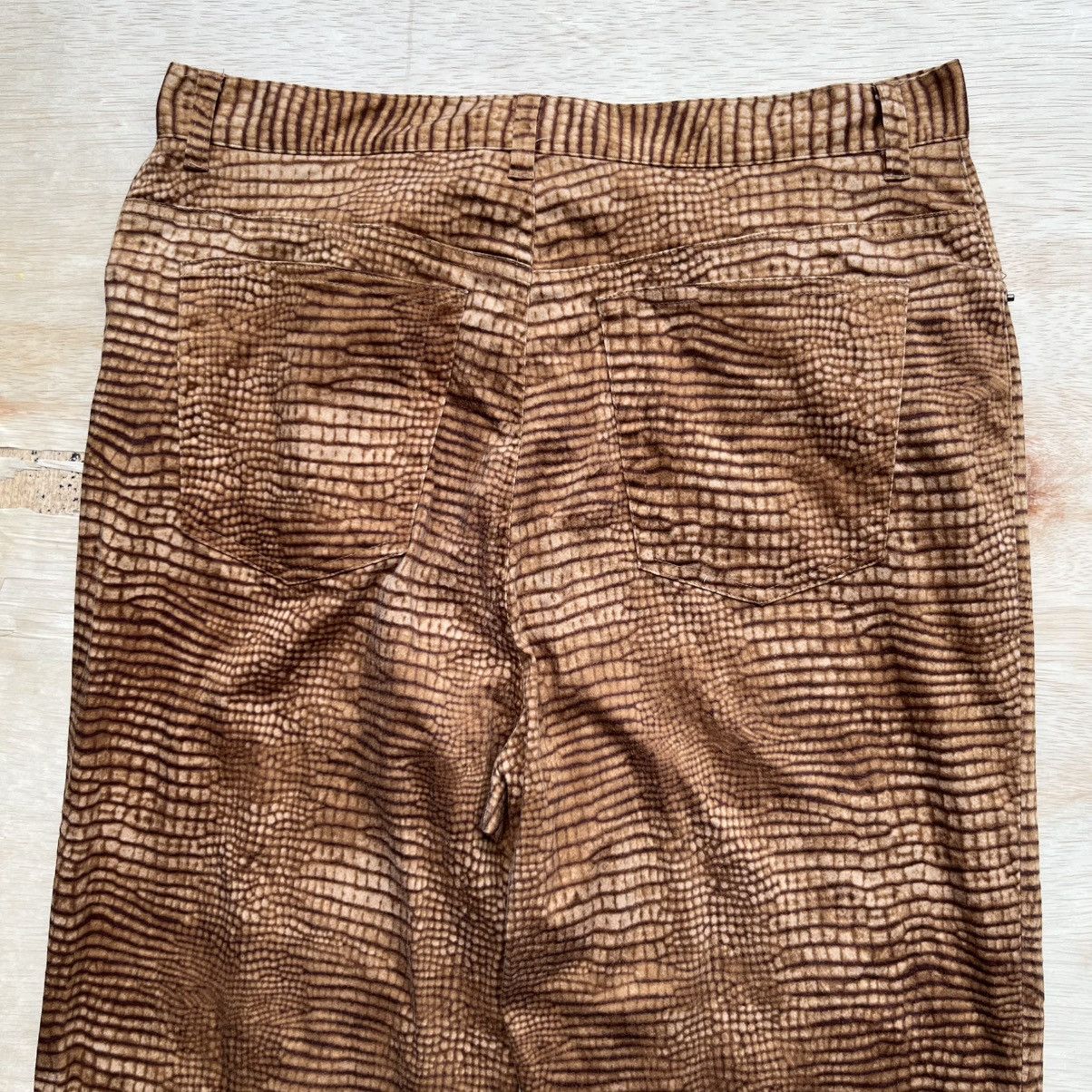 RRL Ralph Lauren VINTAGE LAUREN RALPH LAUREN SNAKE SKIN CAMO AOP STUDED Size US 31 - 9 Thumbnail