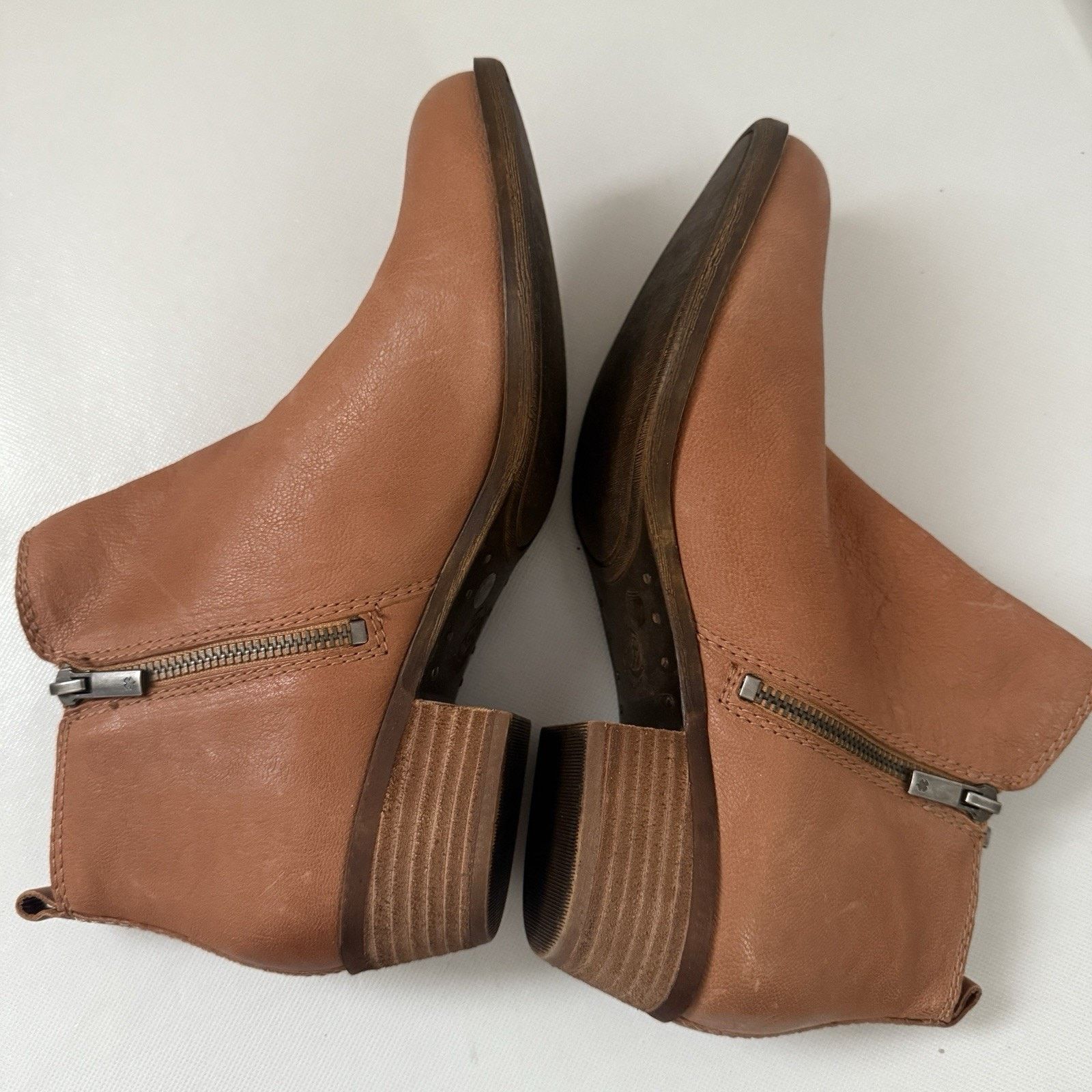 Lucky Brand Lucky Brand Basel Leather Ankle Bootie Boho Western Boots Size US 9.5 / IT 39.5 - 5 Thumbnail