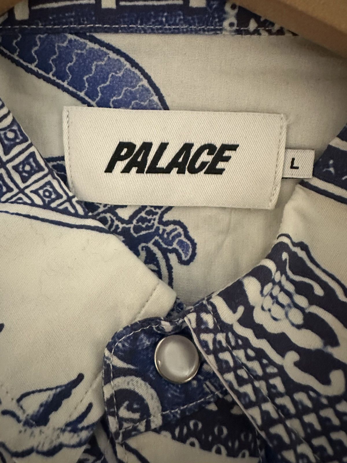 Palace Palace China plate shirt Size US L / EU 52-54 / 3 - 8 Thumbnail