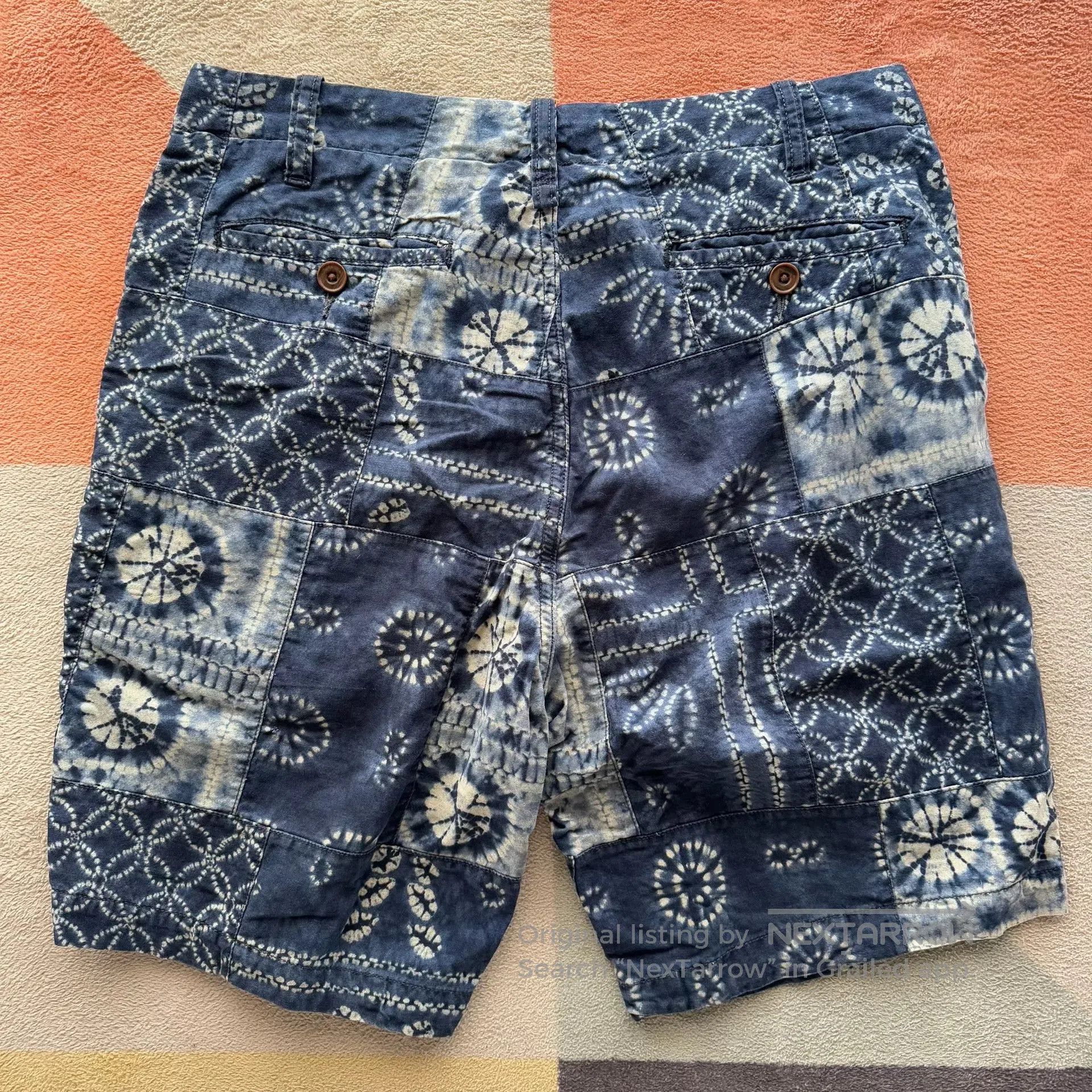 Polo Ralph Lauren Ralph Lauren Indigo Patchwork Shorts. Size US 30 / EU 46 - 2 Thumbnail