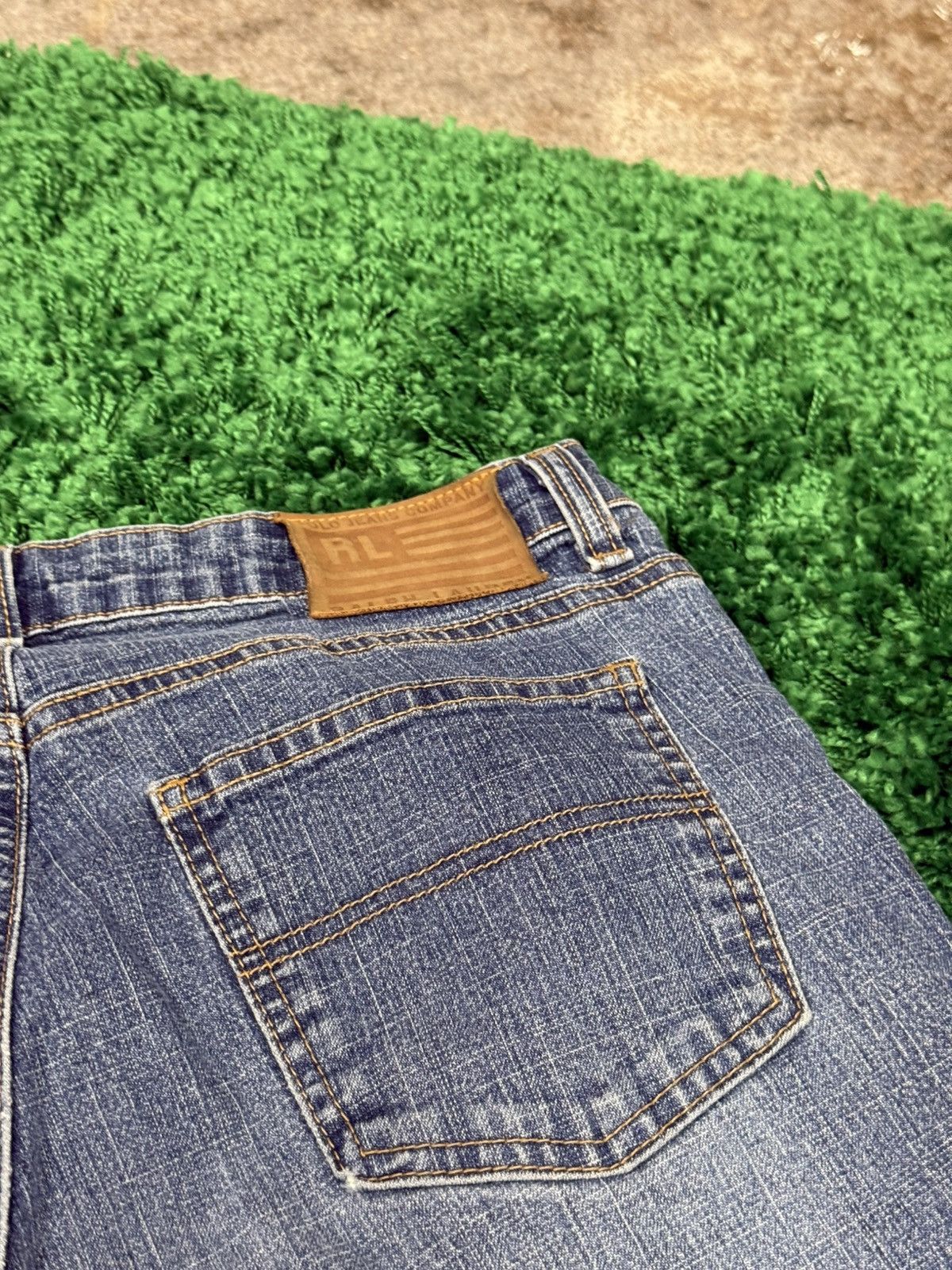 Ralph Lauren Vintage 90s Polo Jeans Company Ralph Lauren Denim 29 x 27 Size 29" - 7 Thumbnail