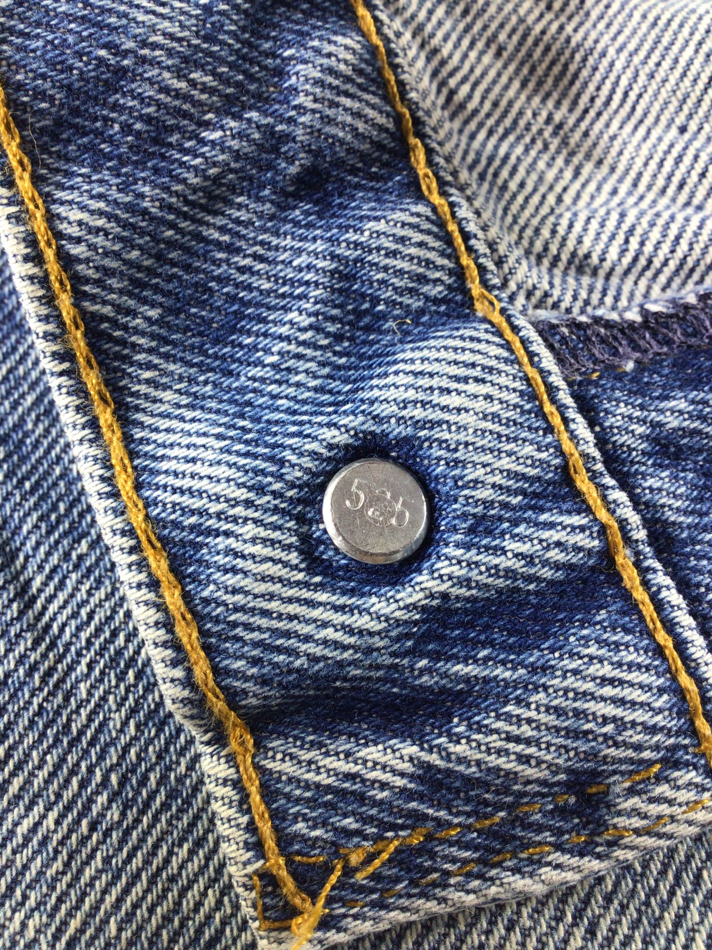 Levi's Vintage Levis 510 Jeans Dirty Stone Wash Denim -J536 Size US 35 - 10 Thumbnail