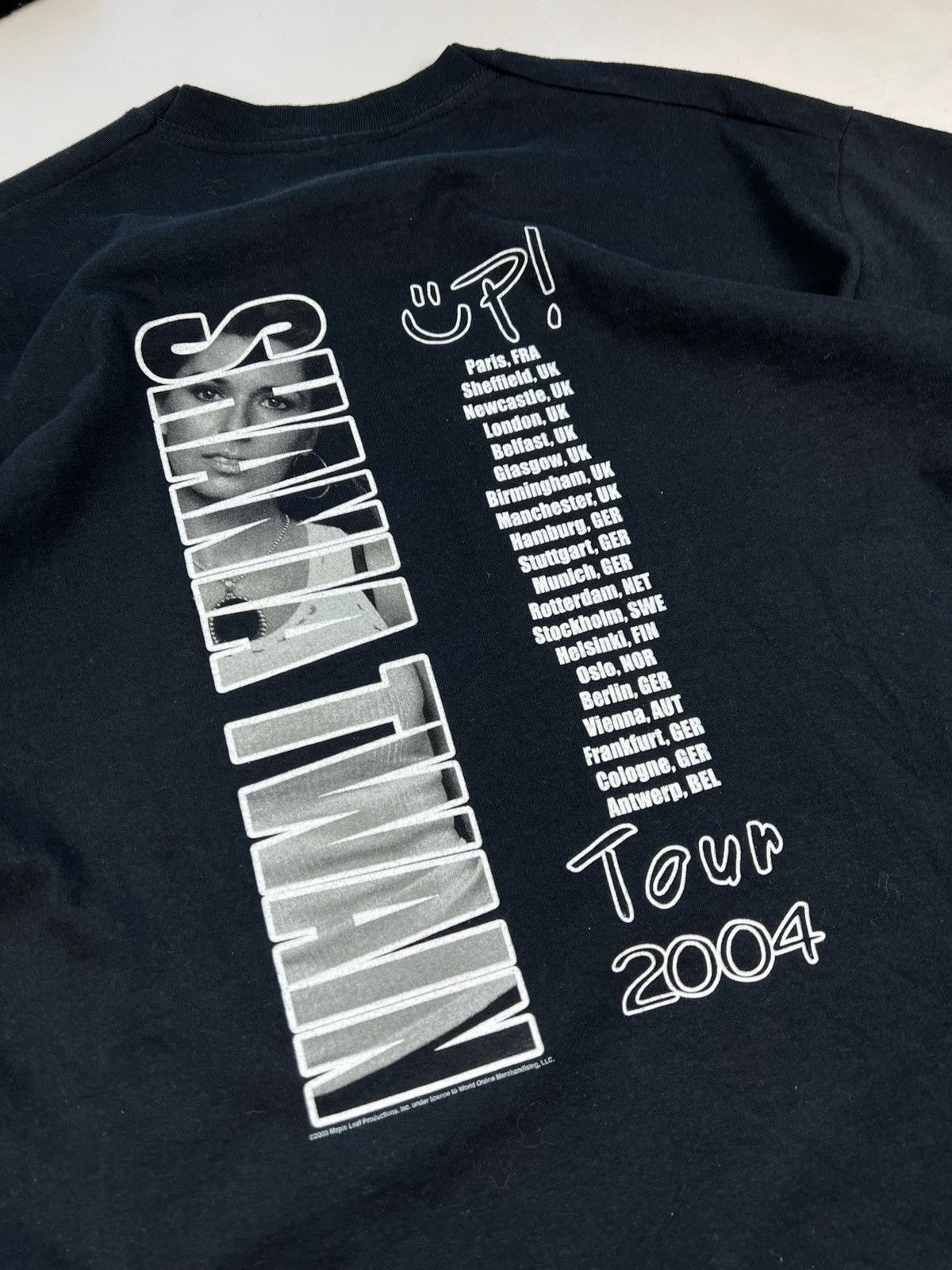 Band Tees × Vintage Shania Twain Vintage Y2k Tour Tee Country Pop Band Og „ UP „ Size US L / EU 52-54 / 3 - 6 Thumbnail