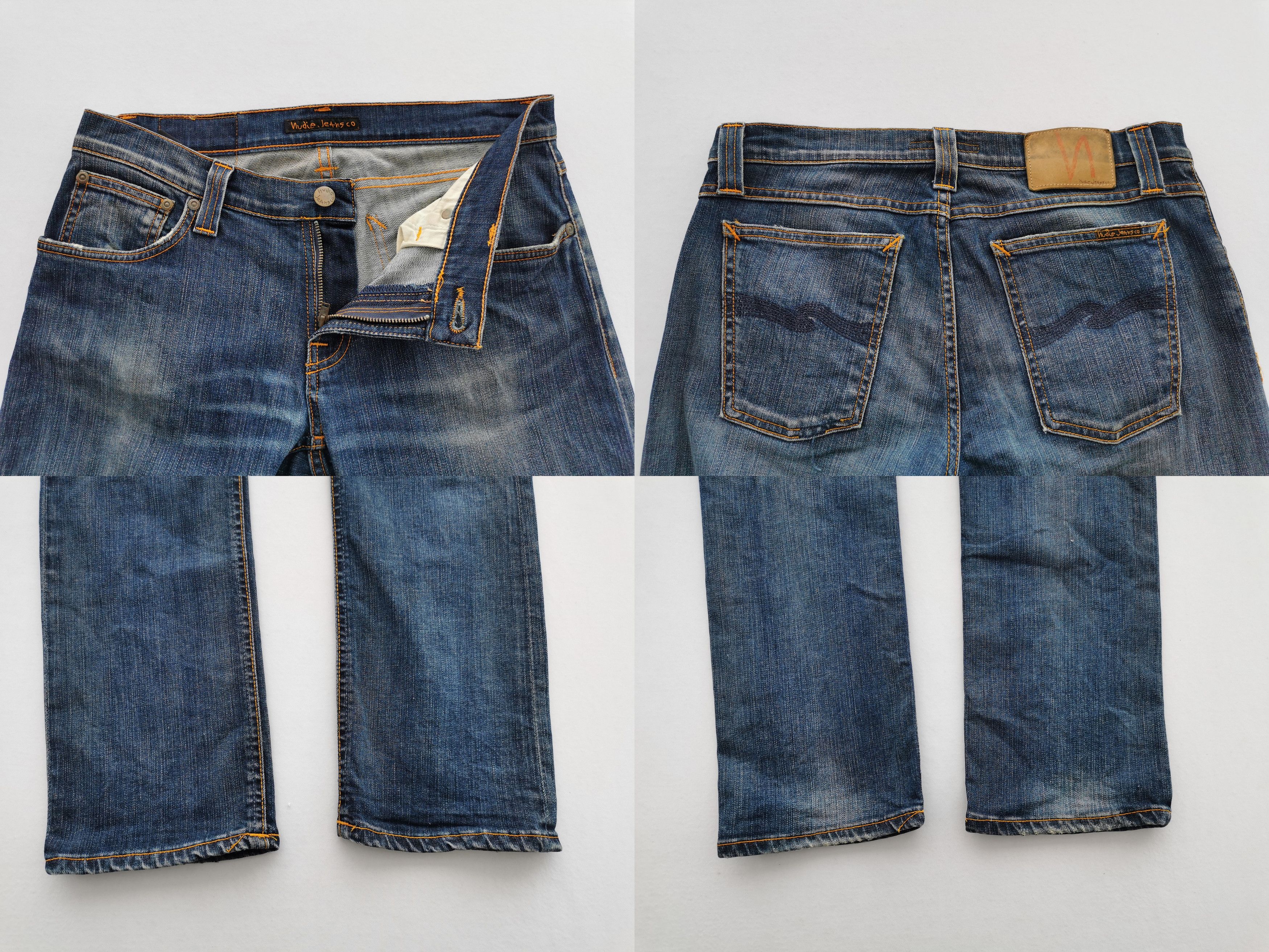 Nudie Jeans Distressed Nudie Jeans Made In Italy Denim Pants Size 31 Size US 31 - 4 Thumbnail