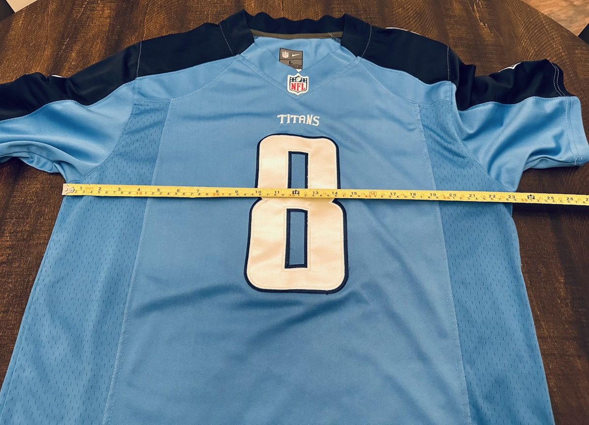 NFL × Nike Nike Stitched Marcus Mariota Tennessee Titans Jersey #8-Lrg Size US L / EU 52-54 / 3 - 6 Thumbnail
