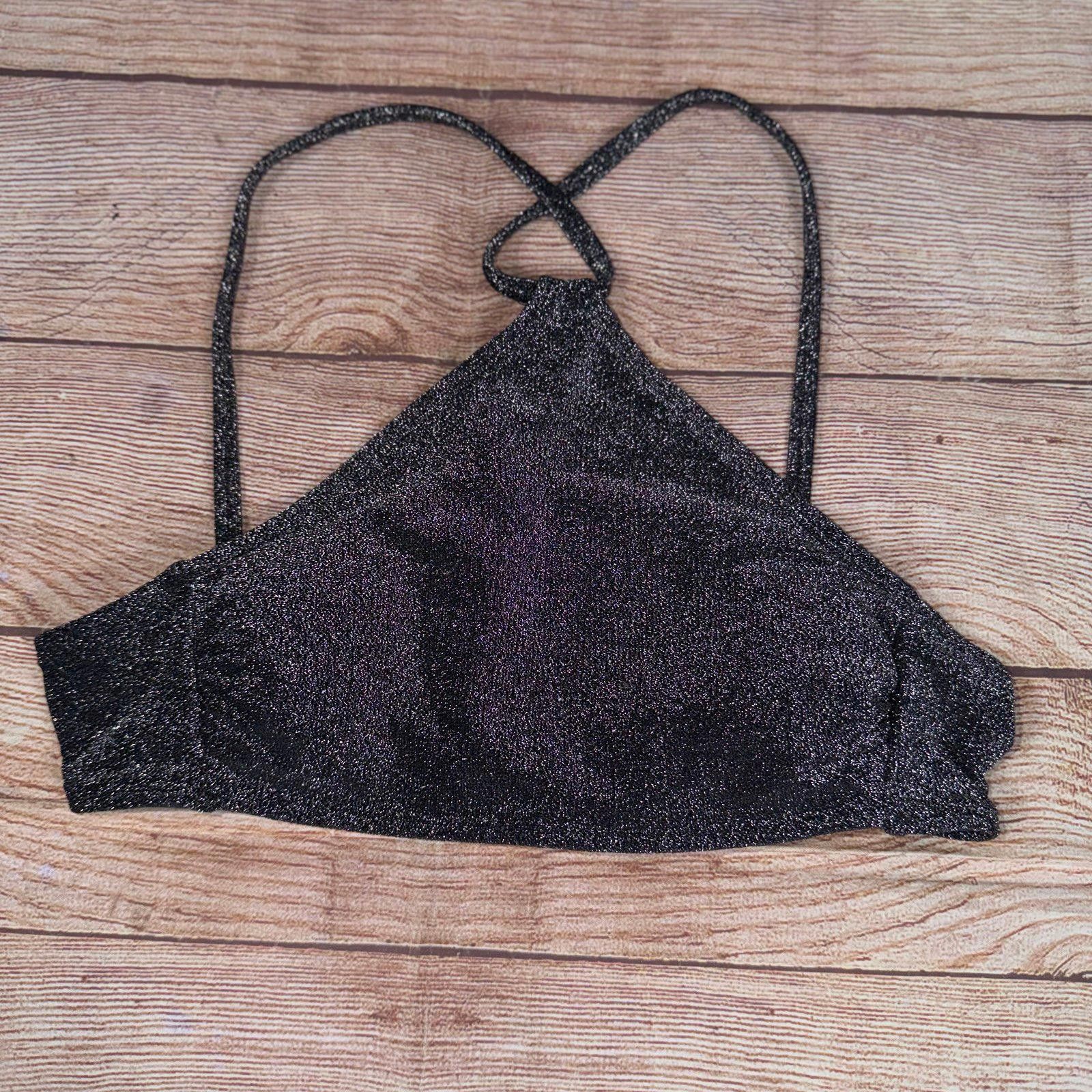 Other Wild Fable Small Glitter Bikini Top Size ONE SIZE - 1 Thumbnail