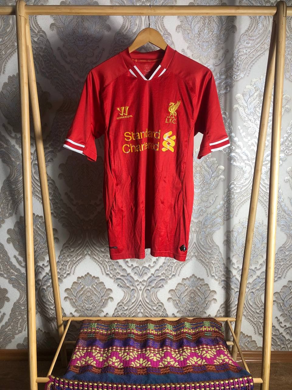 Vintage Very Rare Warrior FC Liverpool England Soccer Jersey Retro Size US L / EU 52-54 / 3 - 1 Thumbnail