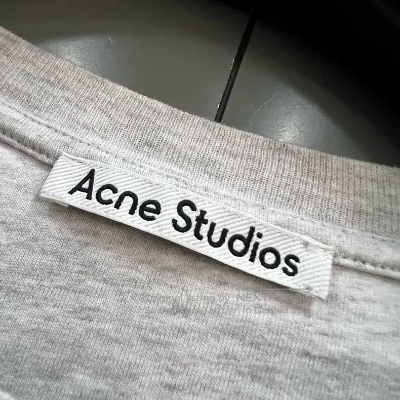 Acne Studios Acne Studios Gray back logo short sleeve Size S / US 4 / IT 40 - 4 Thumbnail