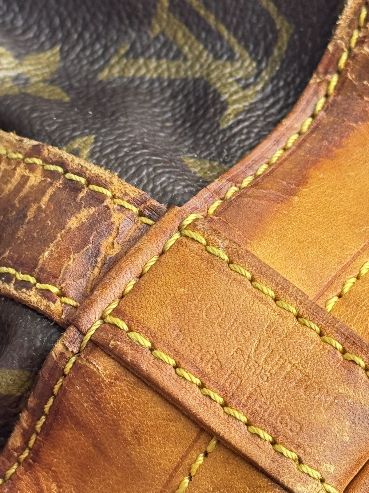 Louis Vuitton Vintage 80s Louis Vuitton Monogram Noe Bucket Bag Authentic Size ONE SIZE - 25 Thumbnail