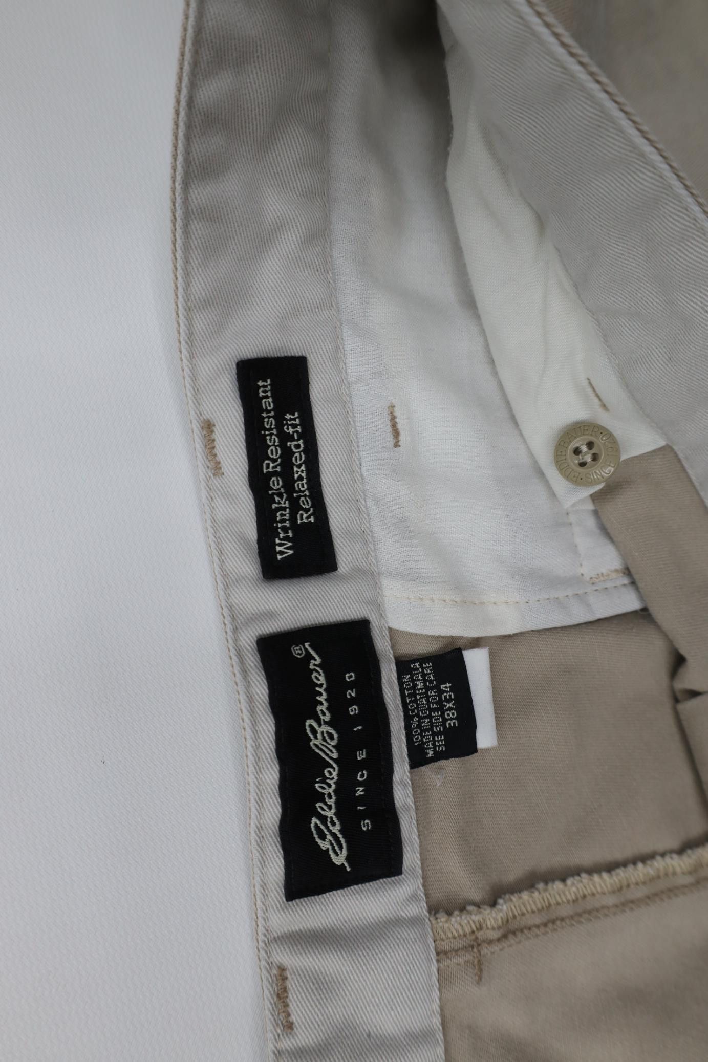 Eddie Bauer Vintage 90s Eddie Bauer Relaxed Wide Leg Pants Stone Size US 38 / EU 54 - 7 Thumbnail