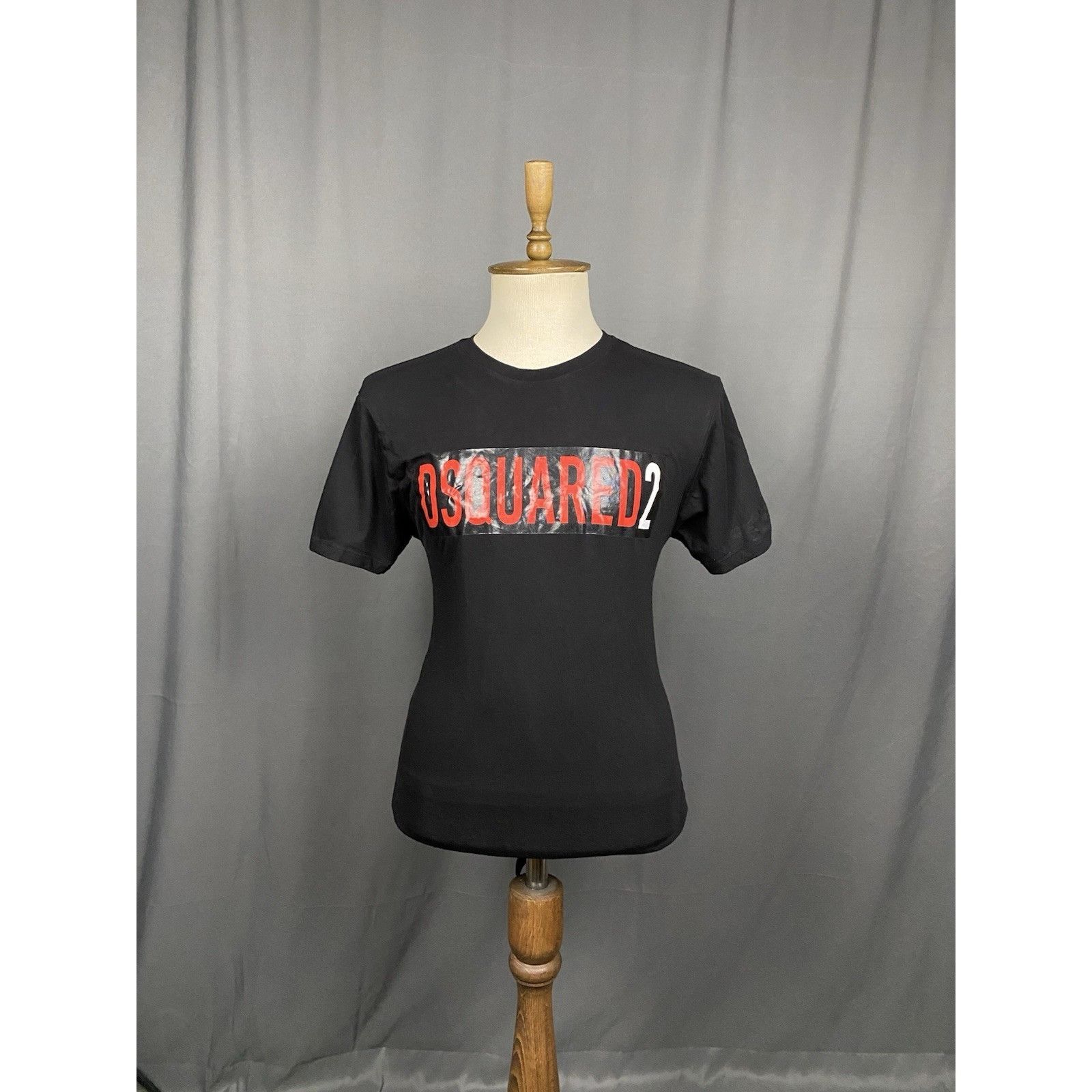 Dsquared2 MINT! Dsquared2 Big Logo Men's Black T-Shirt Size 2XL Size US XXL / EU 58 / 5 - 3 Thumbnail